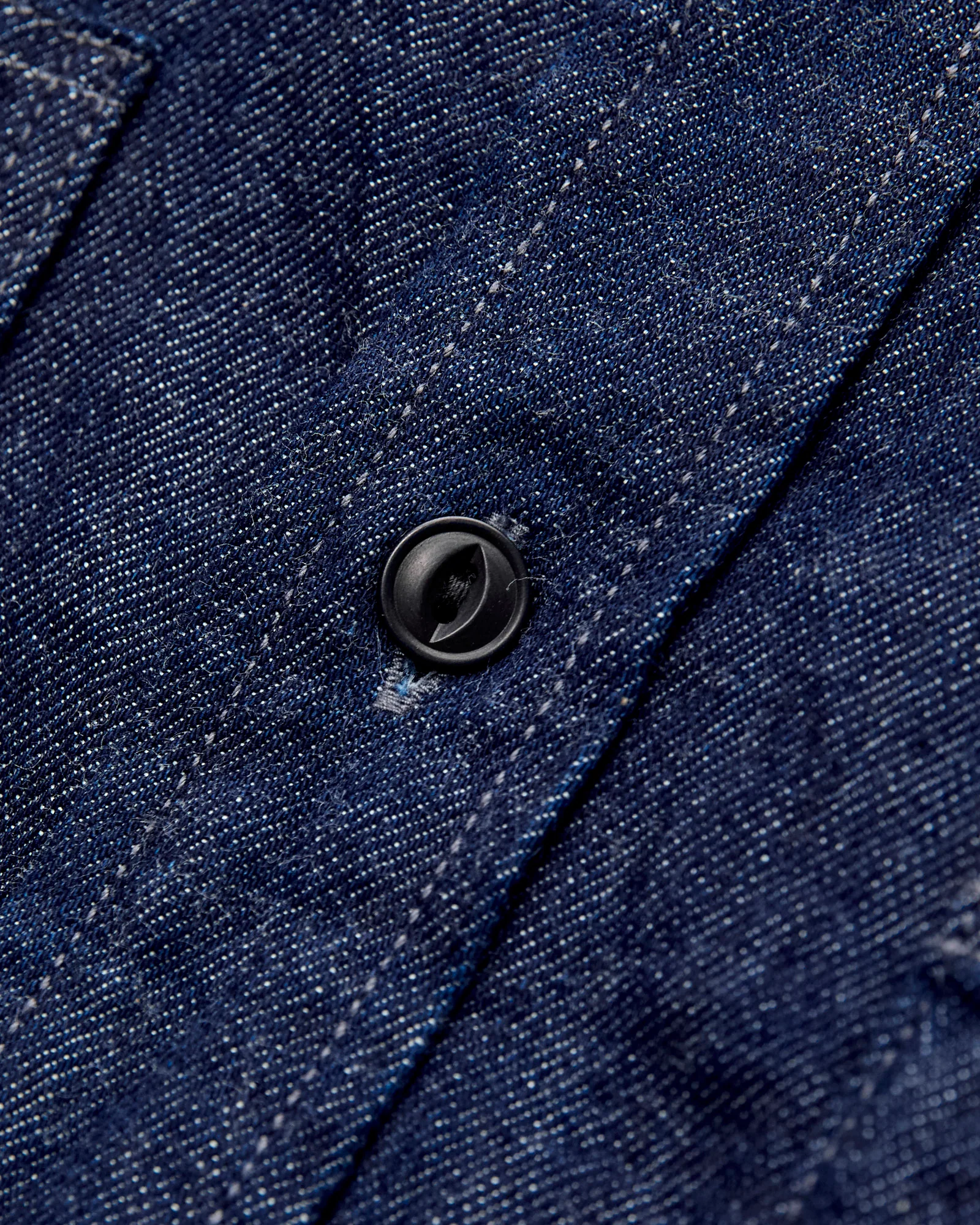 9oz Denim Workshirt in Indigo - Image 4
