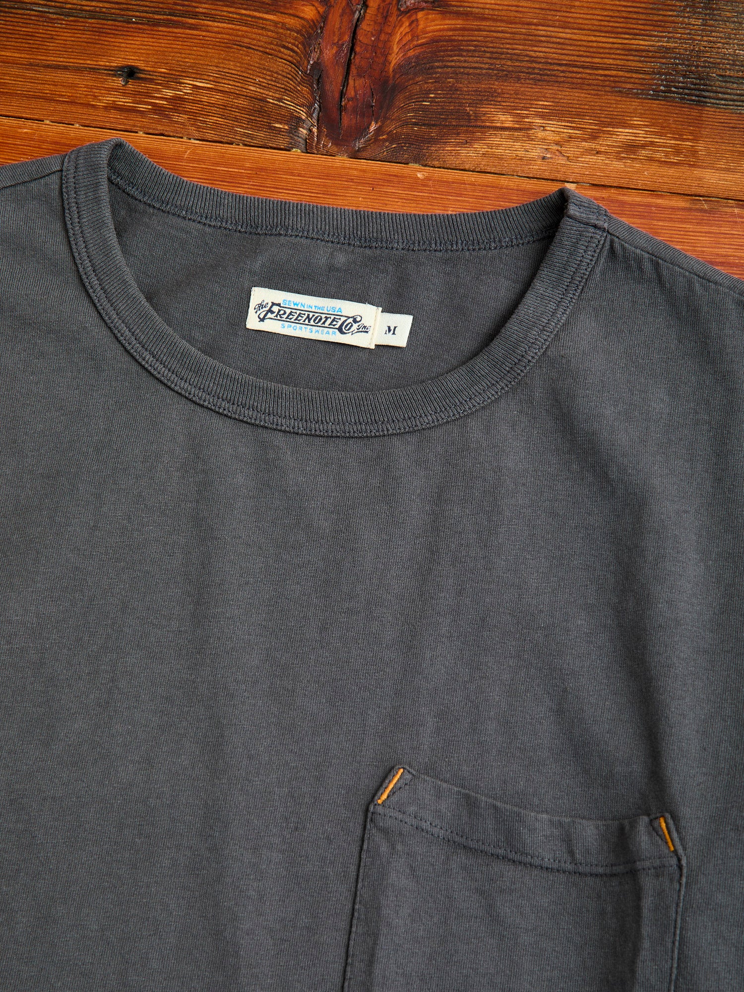 9oz Pocket T-Shirt in Midnight - Image 3