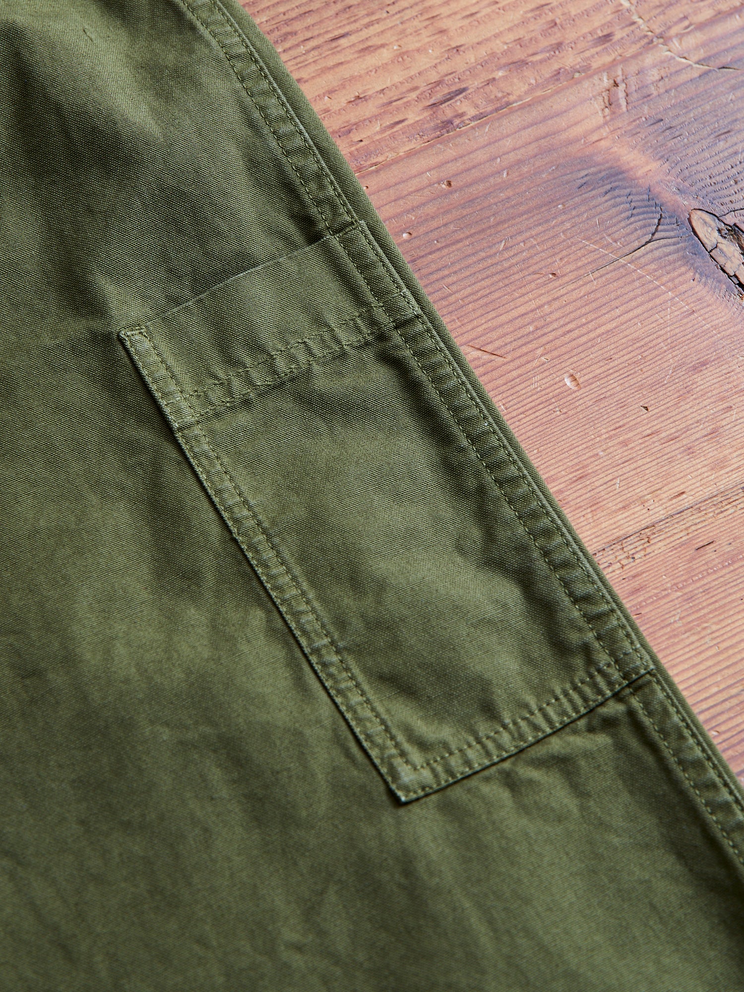 Aberlour Canvas Pants in Olive - Image 9