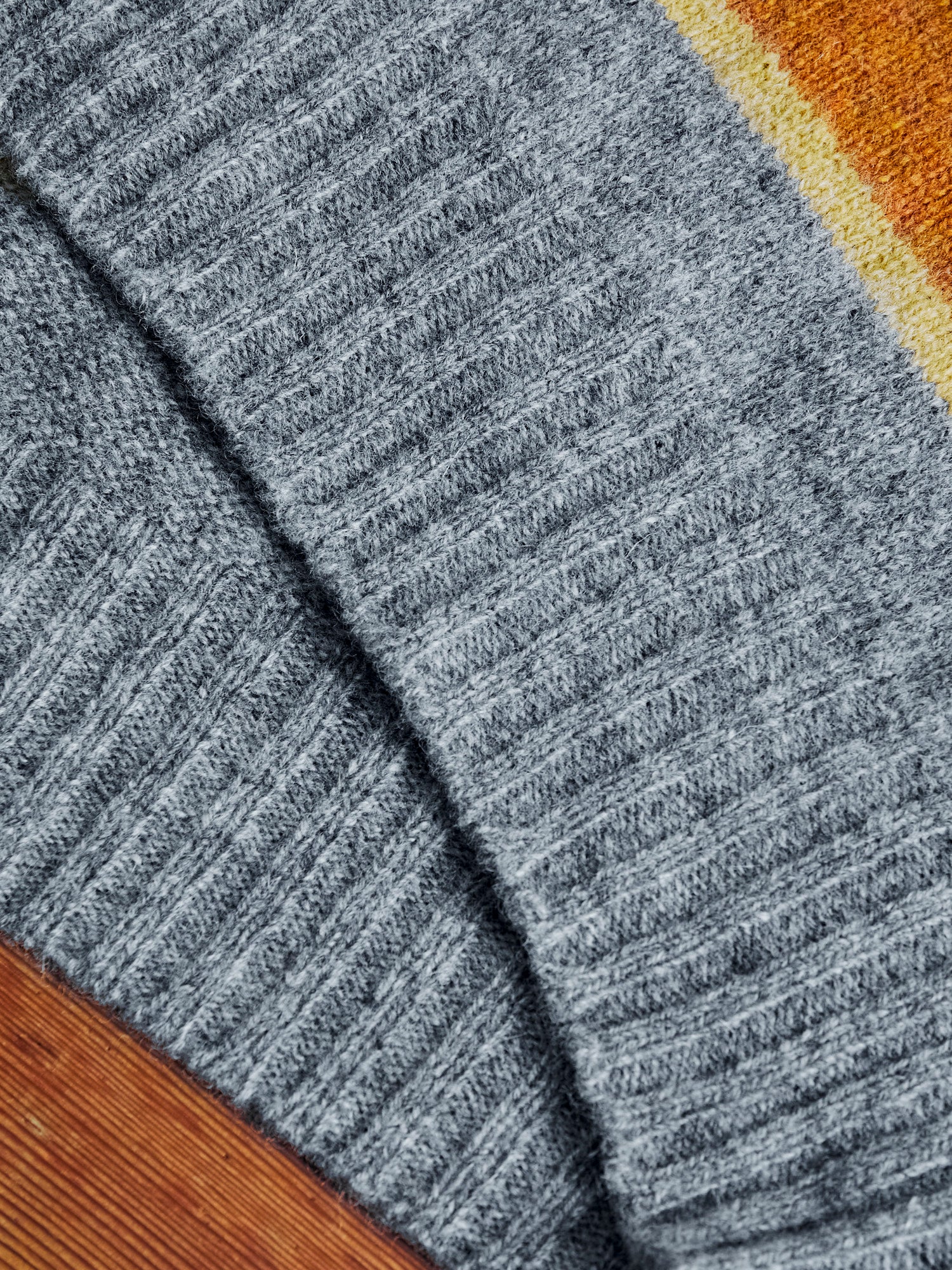 "Absolute Belter" Wool Sweater in Med Grey - Image 5