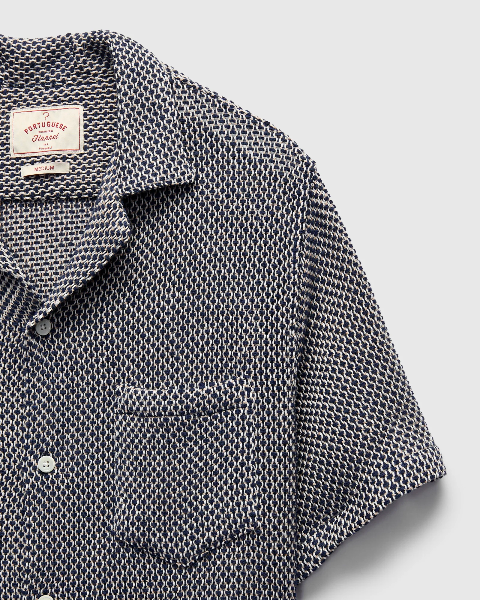 Agora Knit Shirt in Navy - Image 5