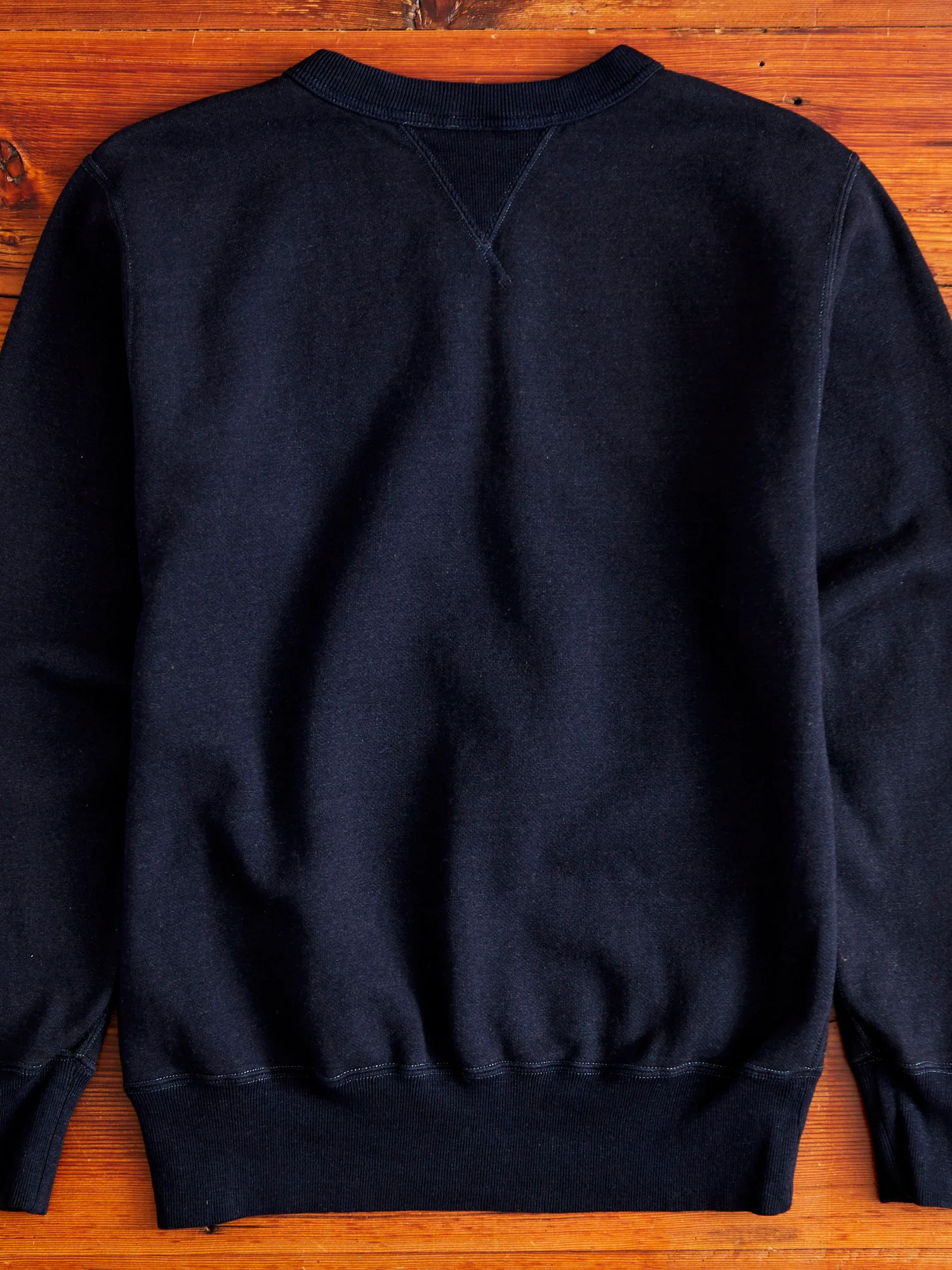 "Aishibu" Crewneck Sweater in Indigo - Image 6