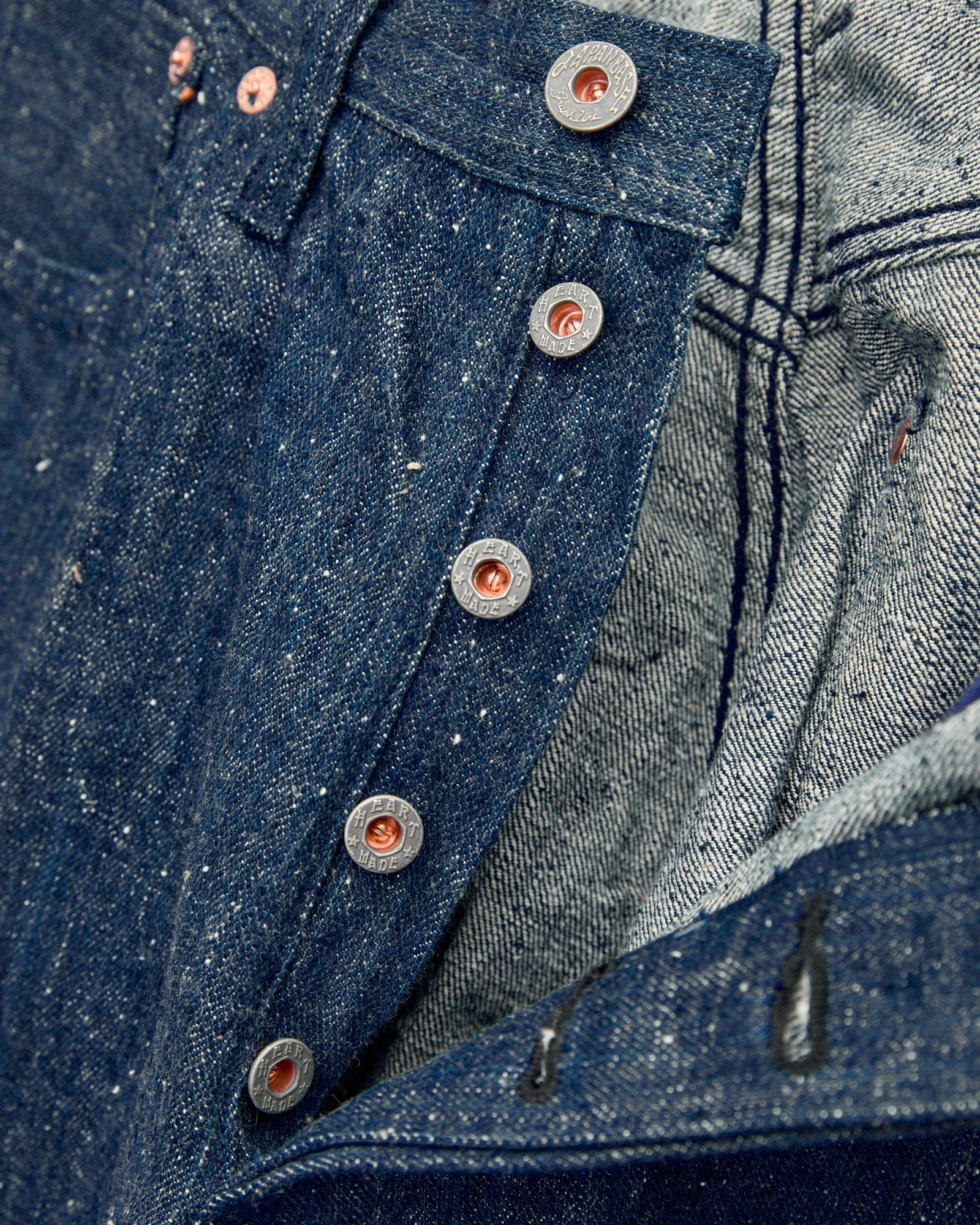 "Aizome" 13oz Natural Indigo Nep Selvedge Denim - Regular Straight Fit - Image 8