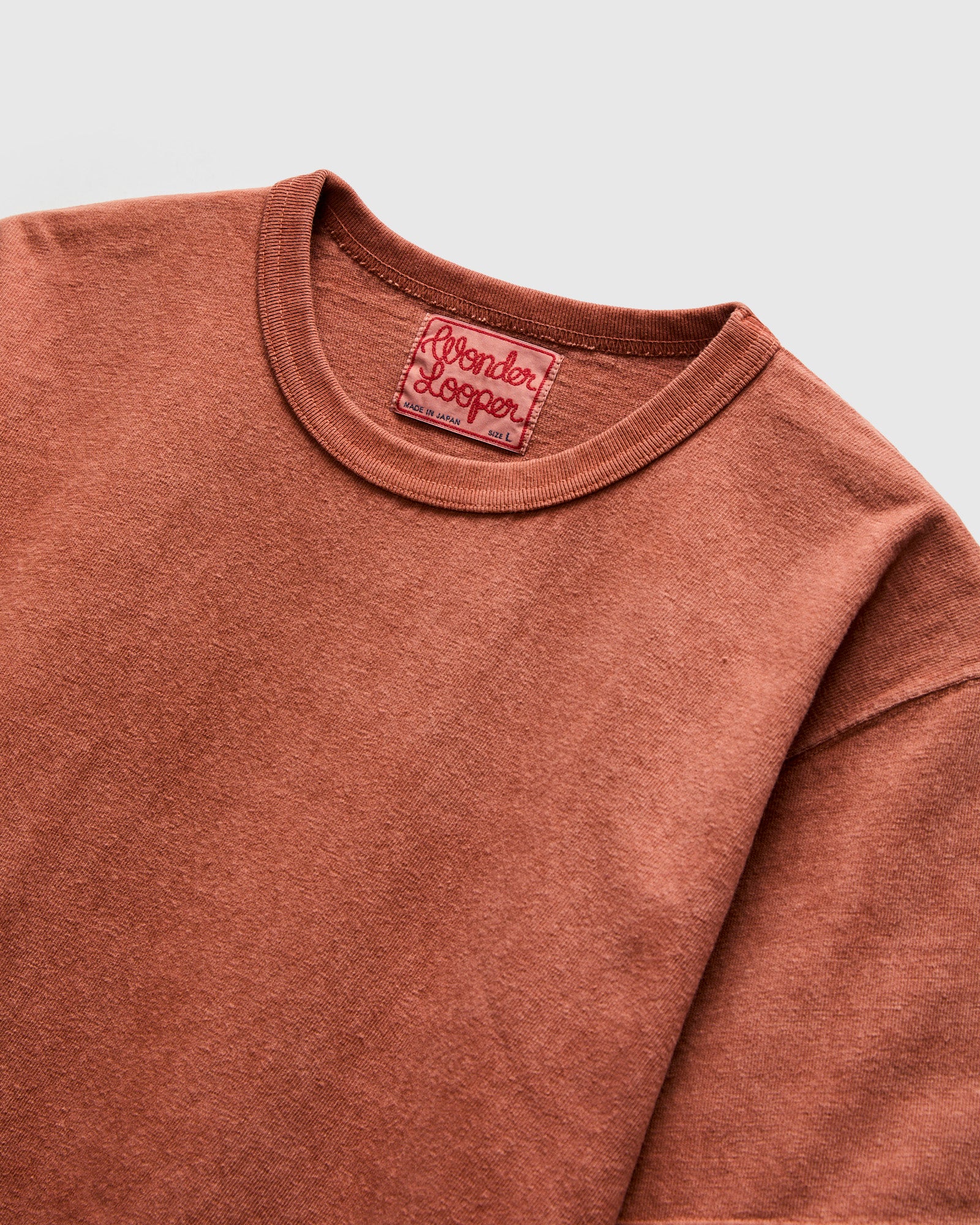 Amami Hand Dyed ELS Recycled Cotton T-Shirt in Sharinbai Doro - Image 4