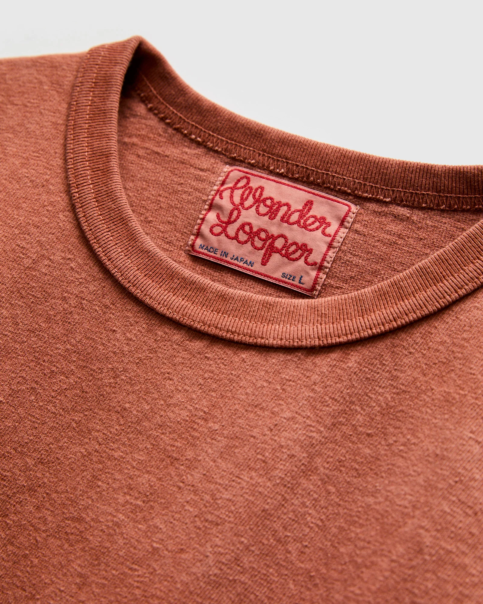 Amami Hand Dyed ELS Recycled Cotton T-Shirt in Sharinbai Doro - Image 5
