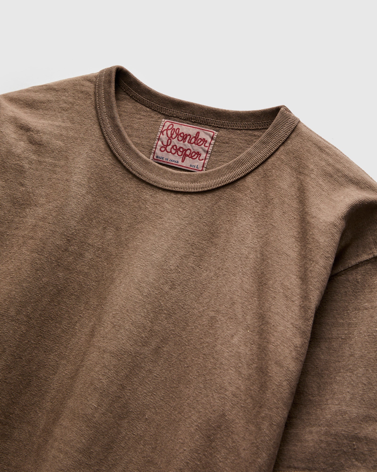 Amami Hand Dyed ELS Recycled Cotton T-Shirt in Sharinbai Doro Max - Image 4