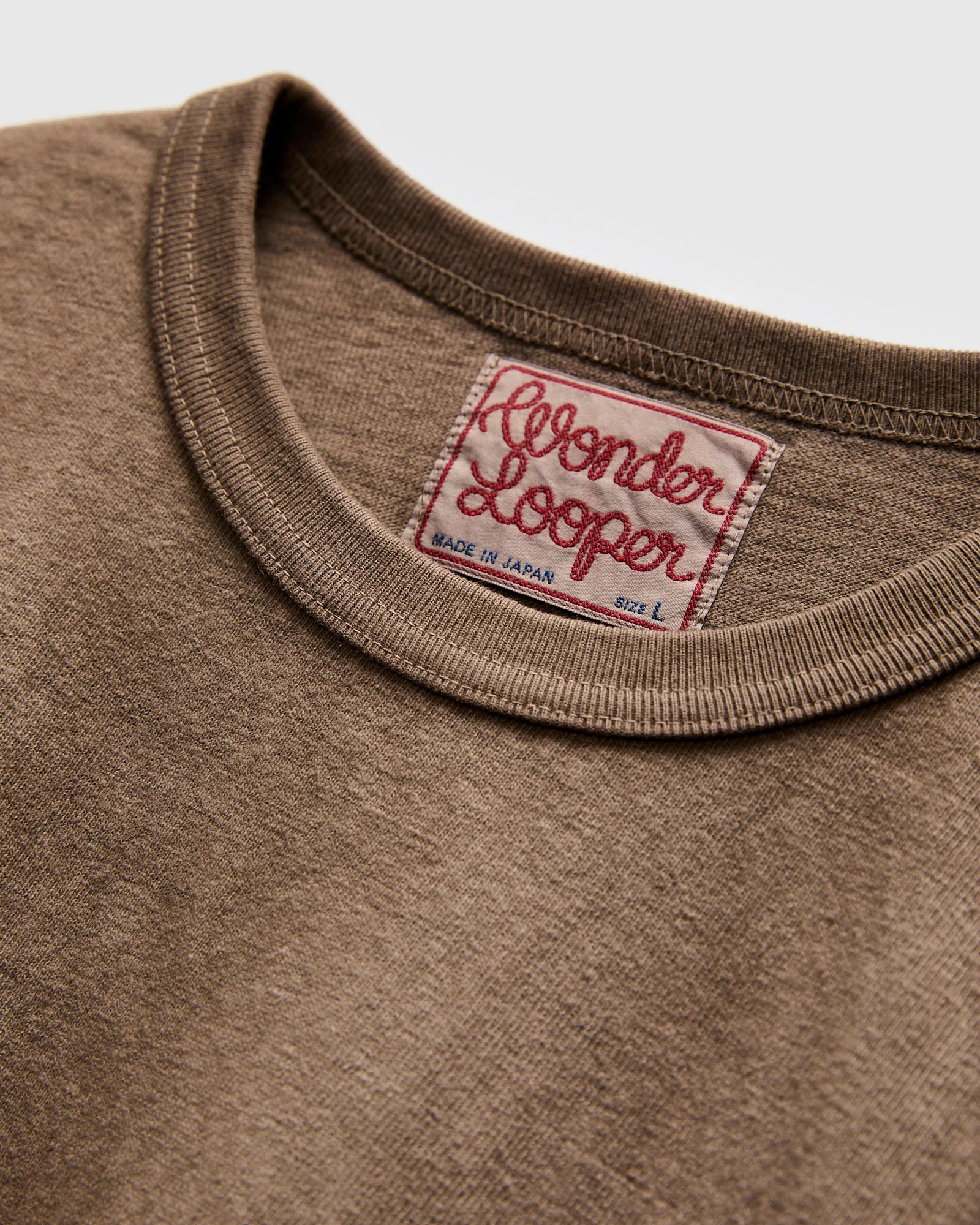 Amami Hand Dyed ELS Recycled Cotton T-Shirt in Sharinbai Doro Max - Image 5