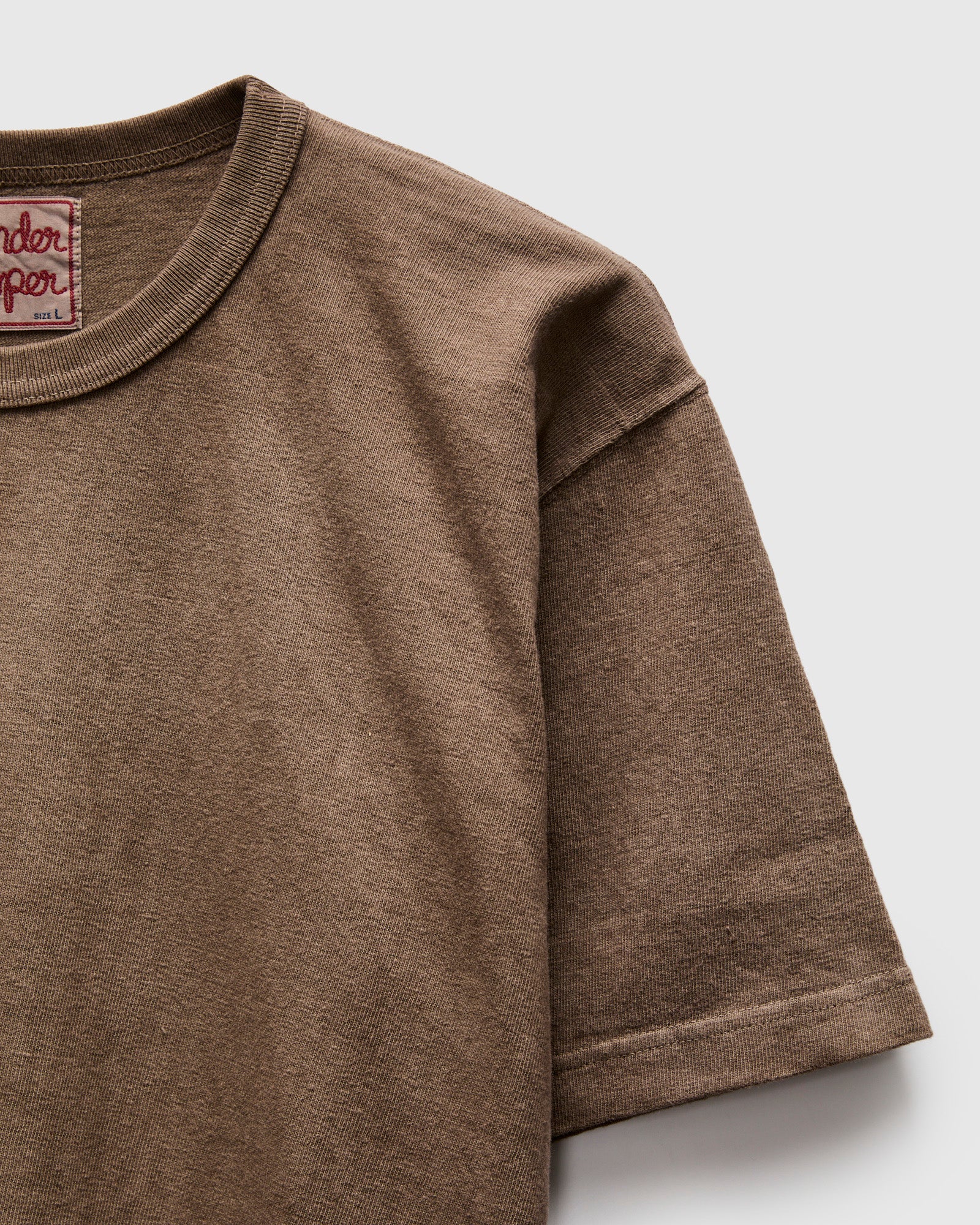 Amami Hand Dyed ELS Recycled Cotton T-Shirt in Sharinbai Doro Max - Image 6