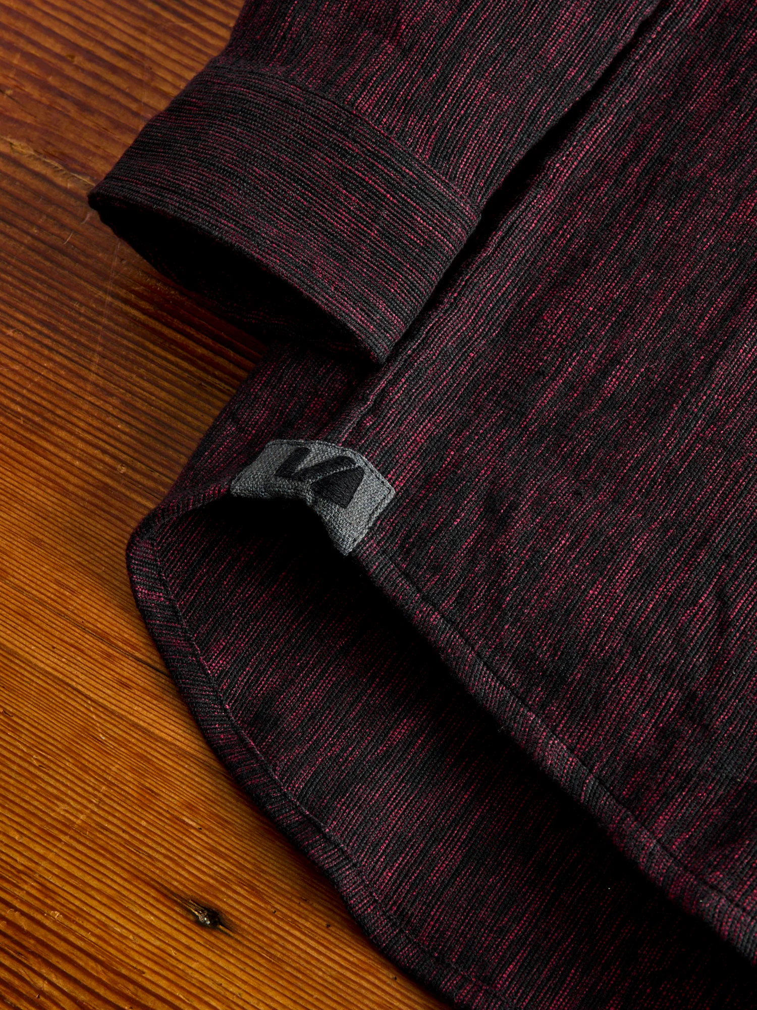 Ames Workshirt in Indian Madder/Iron Canvas - Image 6
