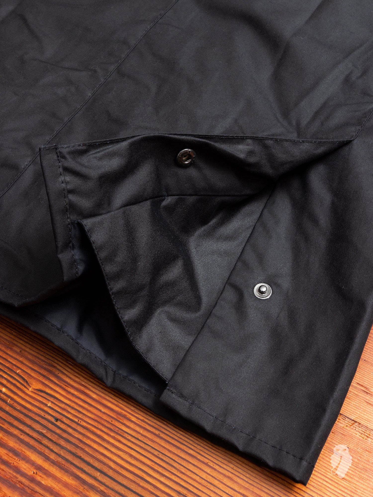 "Ashby" Wax Jacket in Navy - Image 16