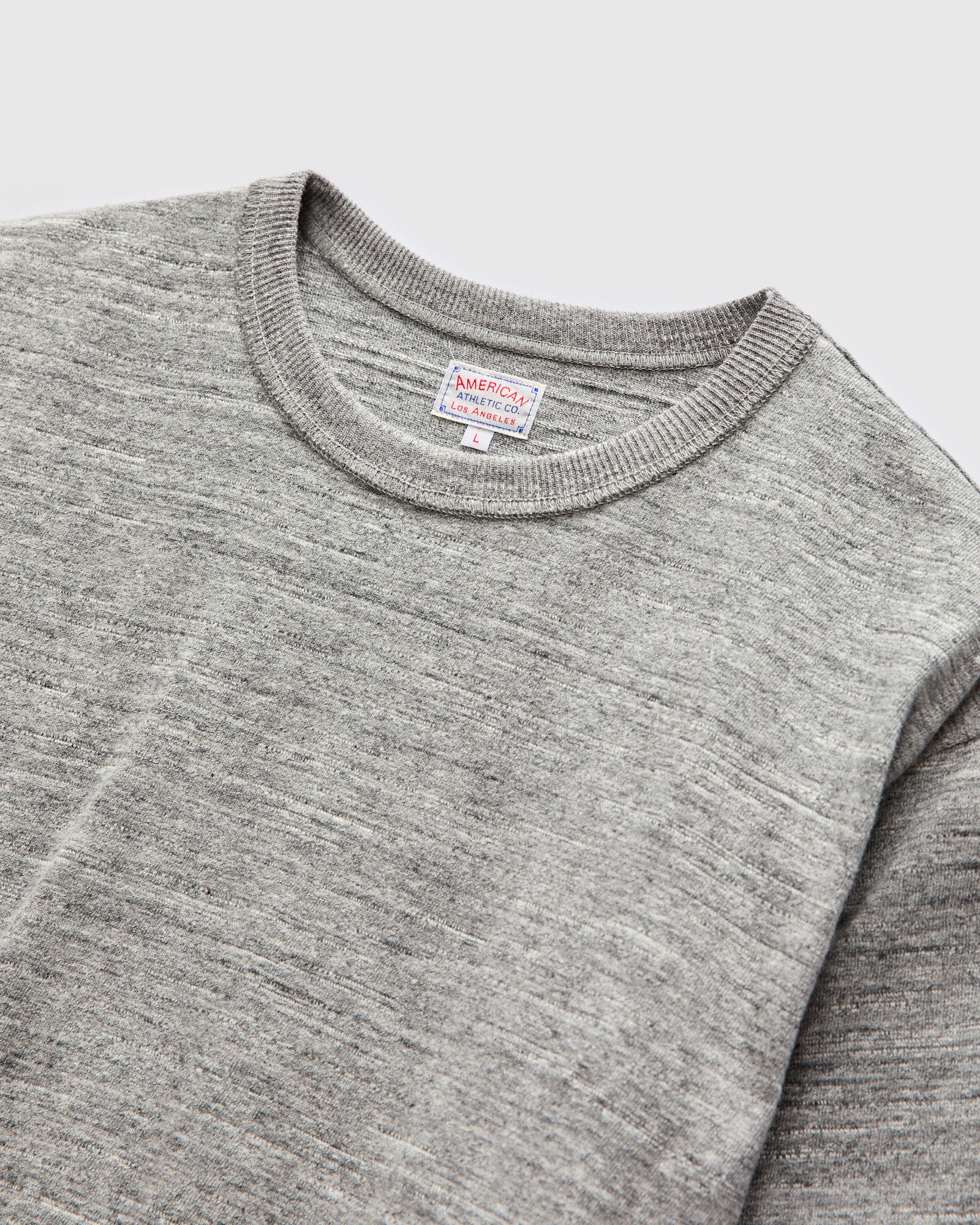 Athletic Loopwheel T-Shirt in Heather Grey - Image 5