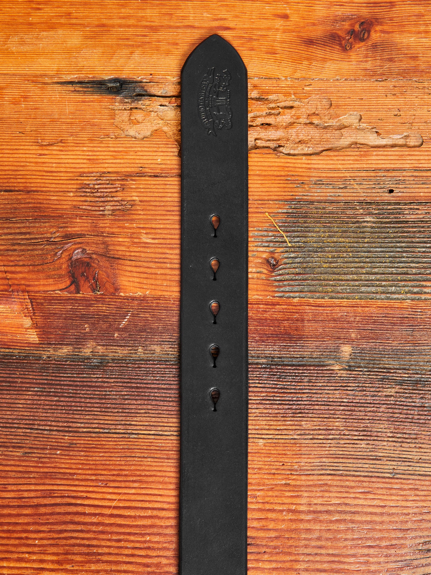 B-81 Leather Belt in Black - Image 4