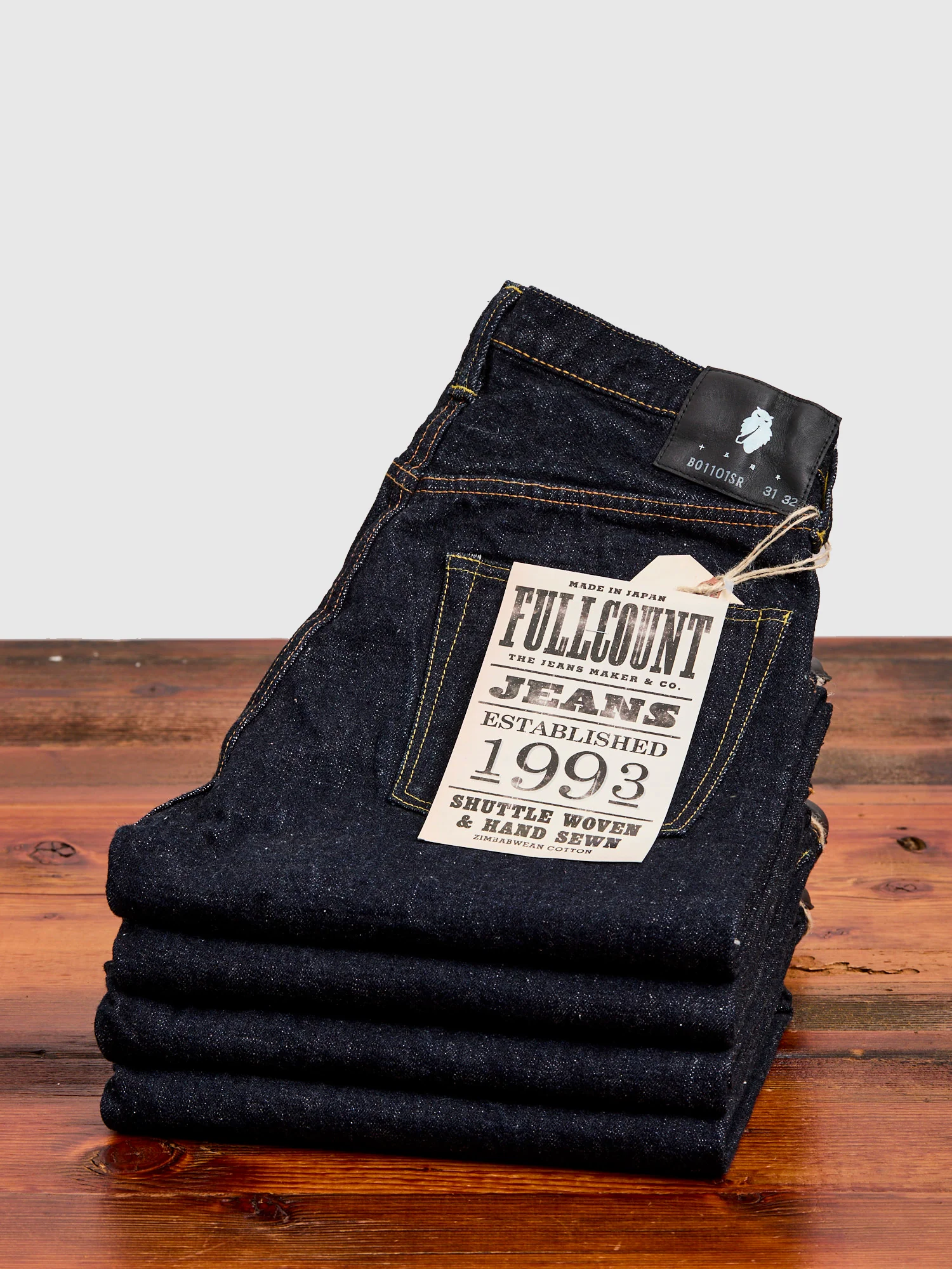 B1101SR "Super Rough" 15.5oz Selvedge Denim - Classic Straight Fit