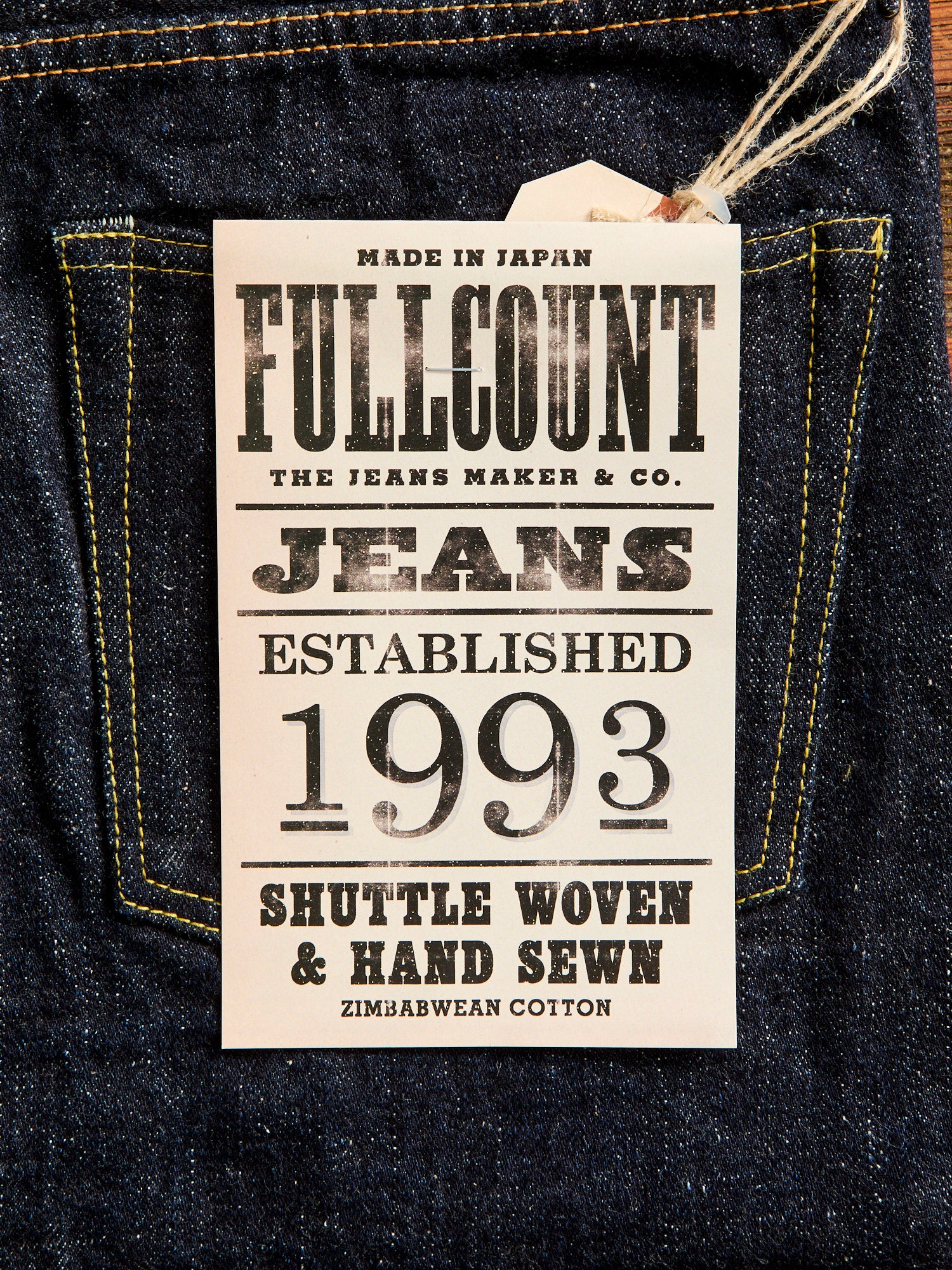 B1101SR "Super Rough" 15.5oz Selvedge Denim - Classic Straight Fit - Image 4