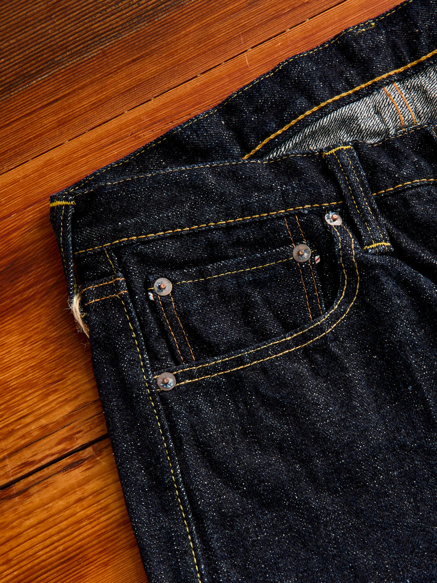 B1101SR "Super Rough" 15.5oz Selvedge Denim - Classic Straight Fit - Image 7