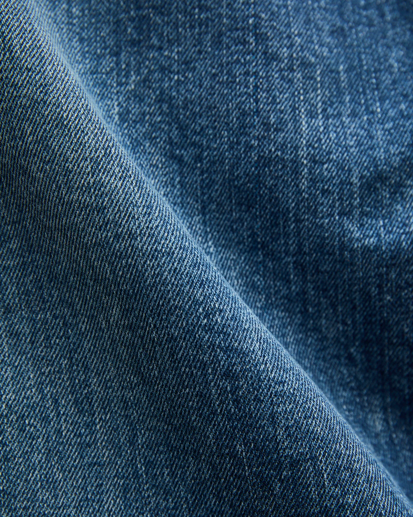 Baggy 5 Pocket Selvedge Denim Pants in Medium Blue - Image 8