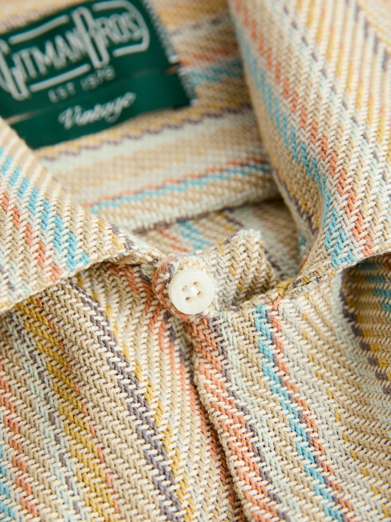 Baja Blanket Camp Shirt in Natural - Image 4