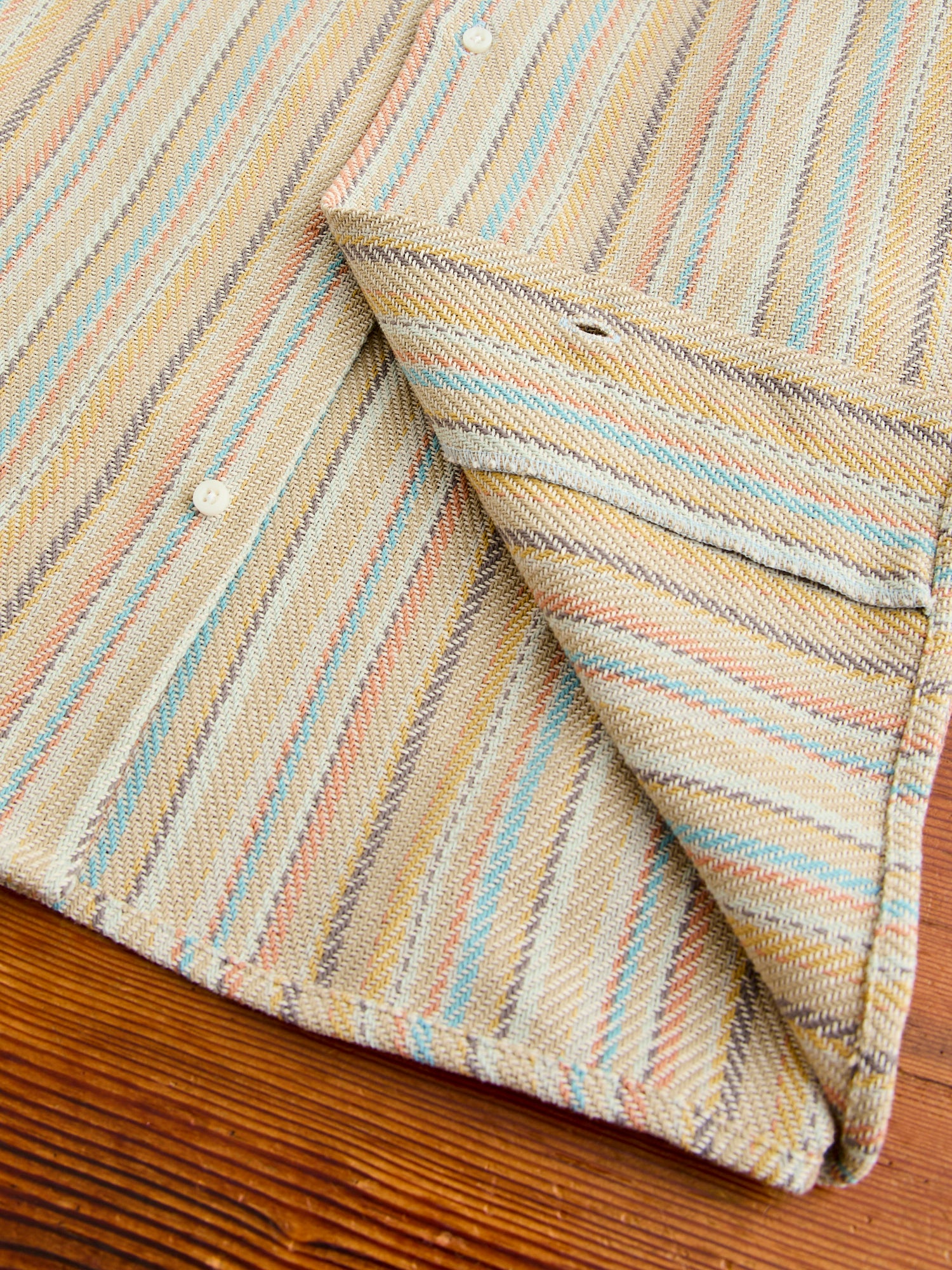 Baja Blanket Camp Shirt in Natural - Image 7