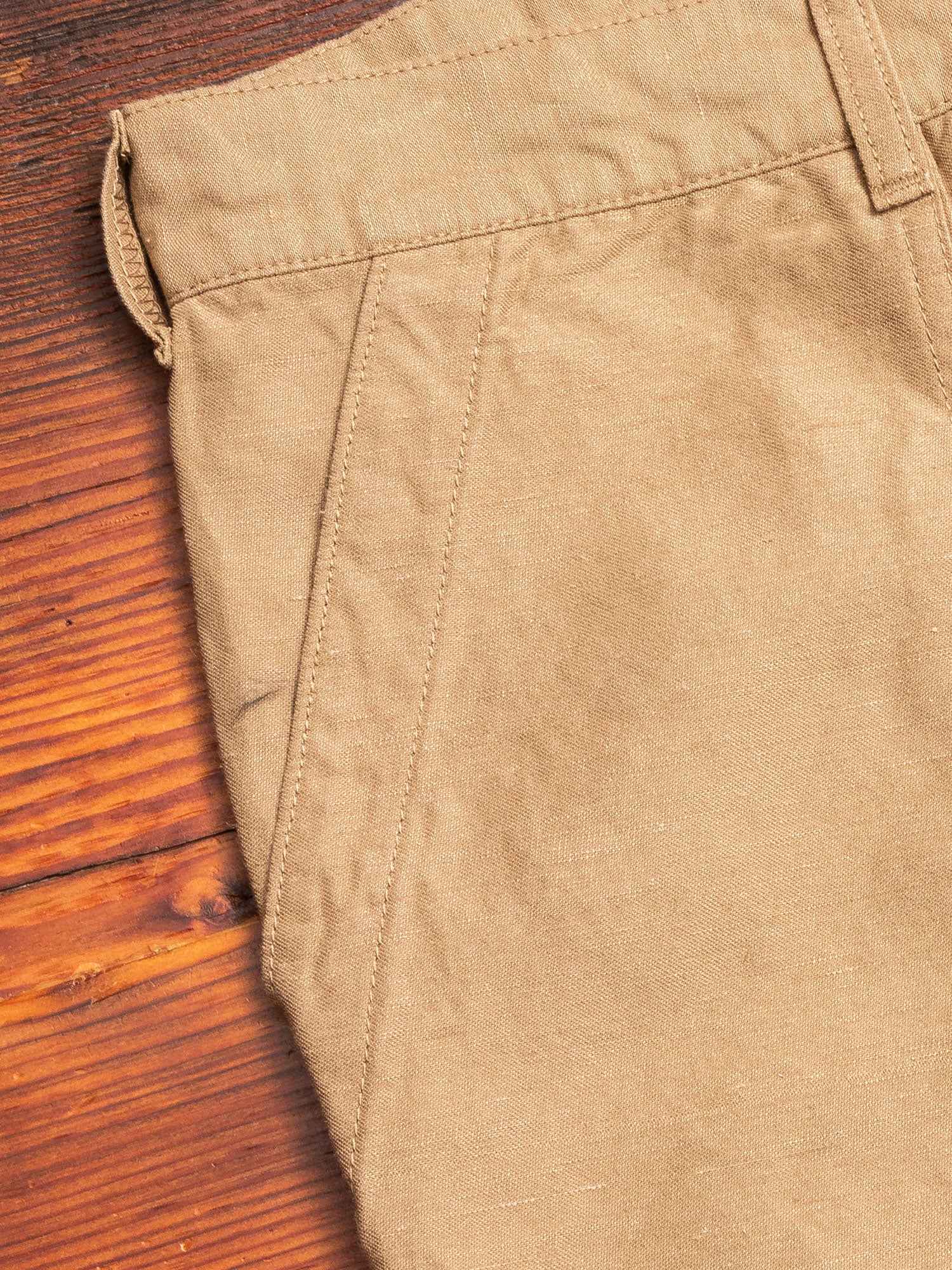 Baker Utility Military Pants in Beige - Image 3