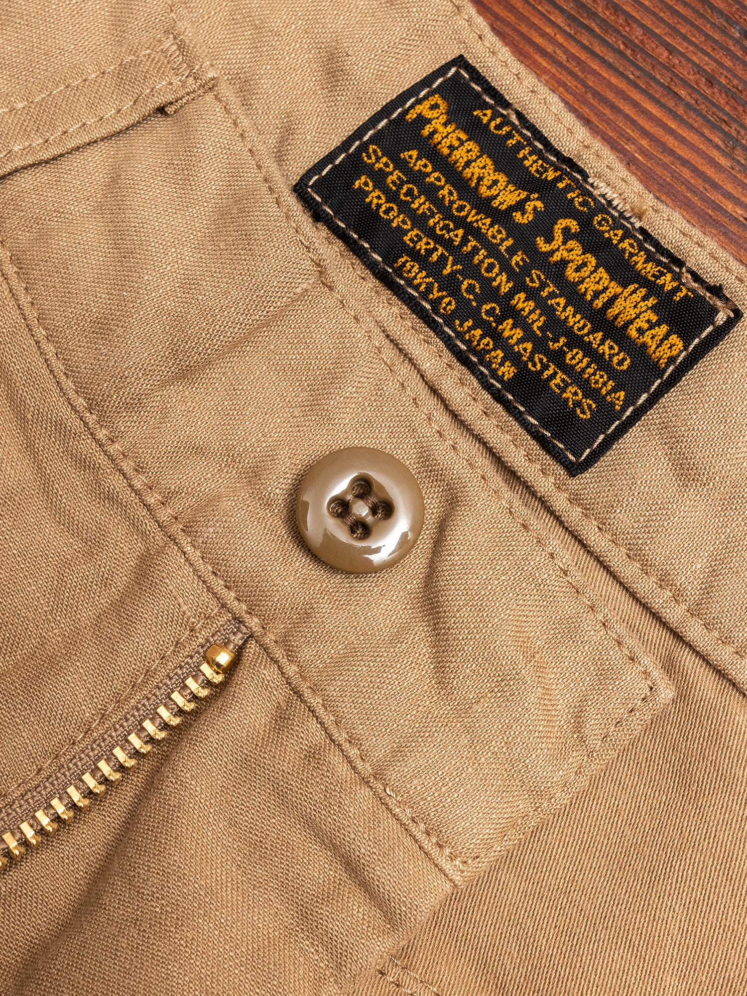 Baker Utility Military Pants in Beige - Image 5