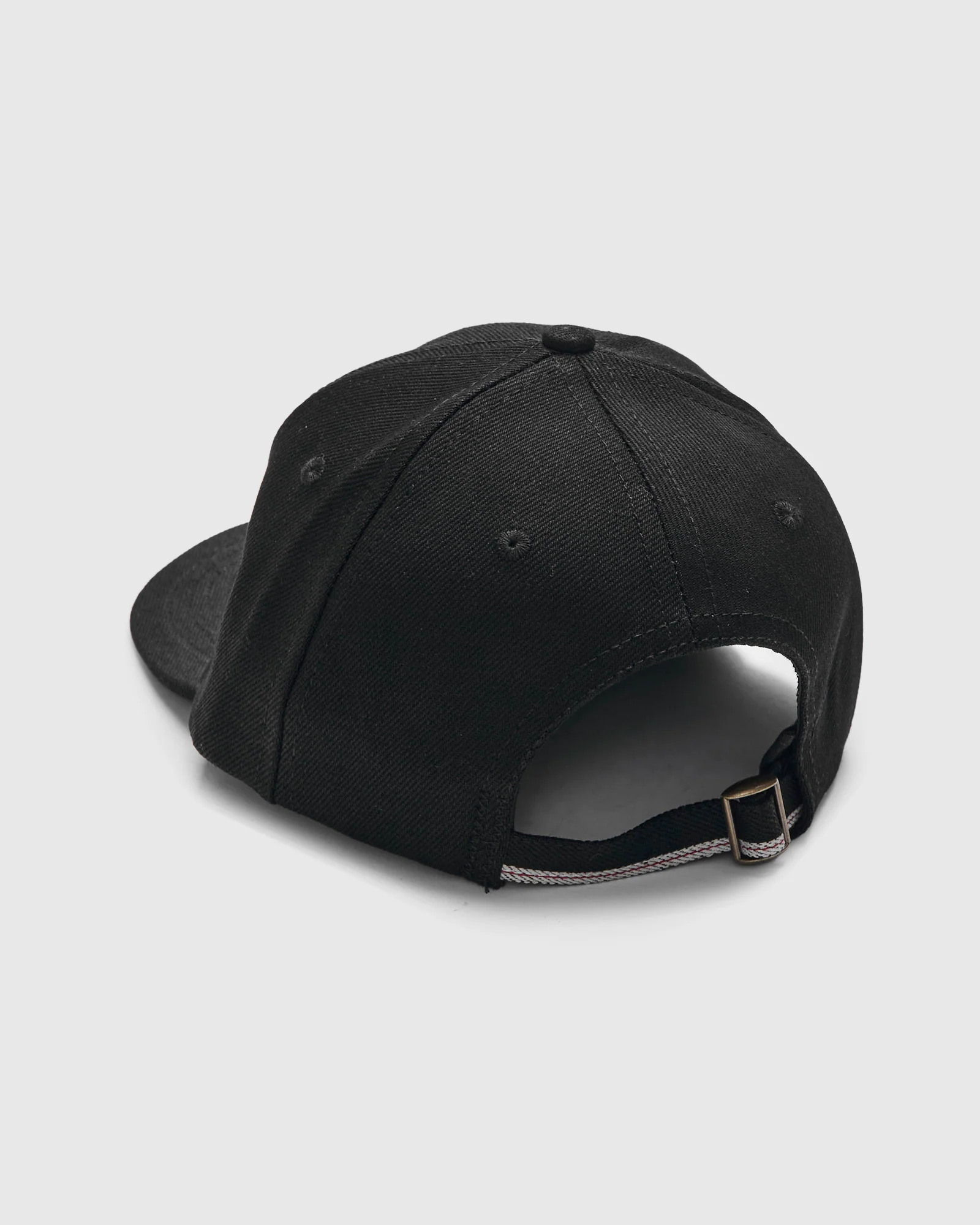 Baseball Hat in Black Selvedge Denim - Image 2