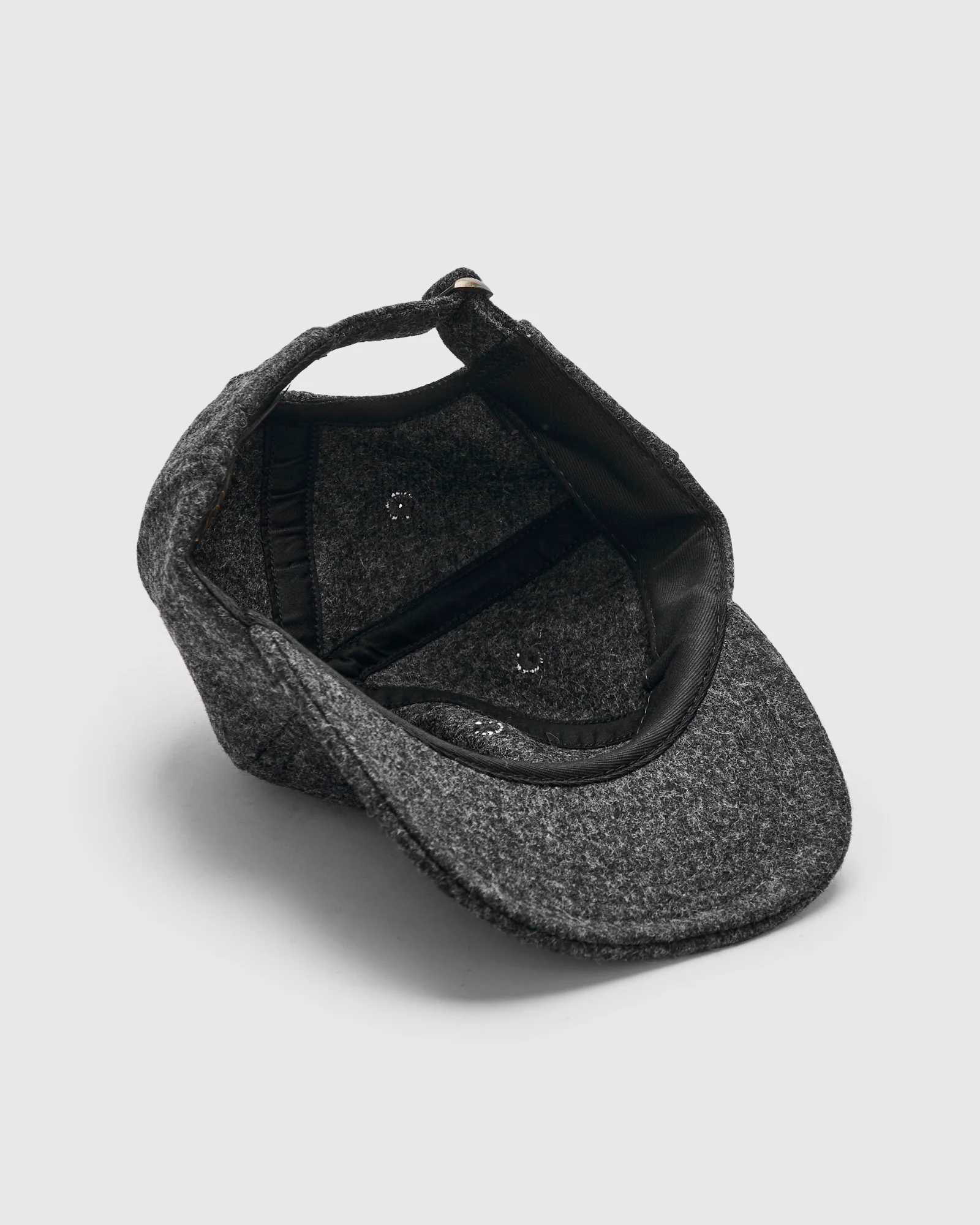 Baseball Hat in Granite Wool - Image 4