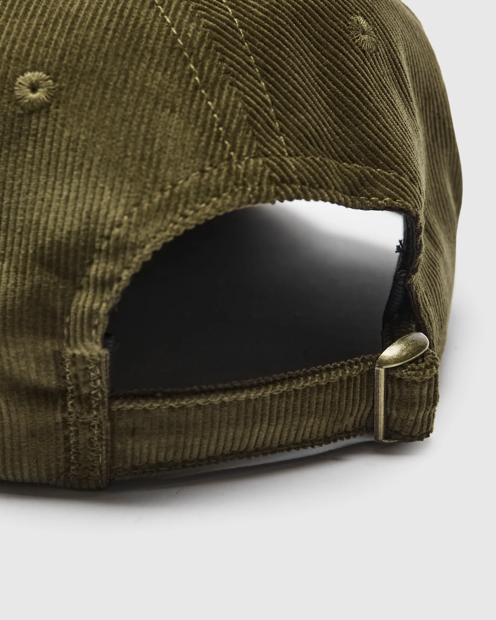 Baseball Hat in Olive Drab Cord - Image 4