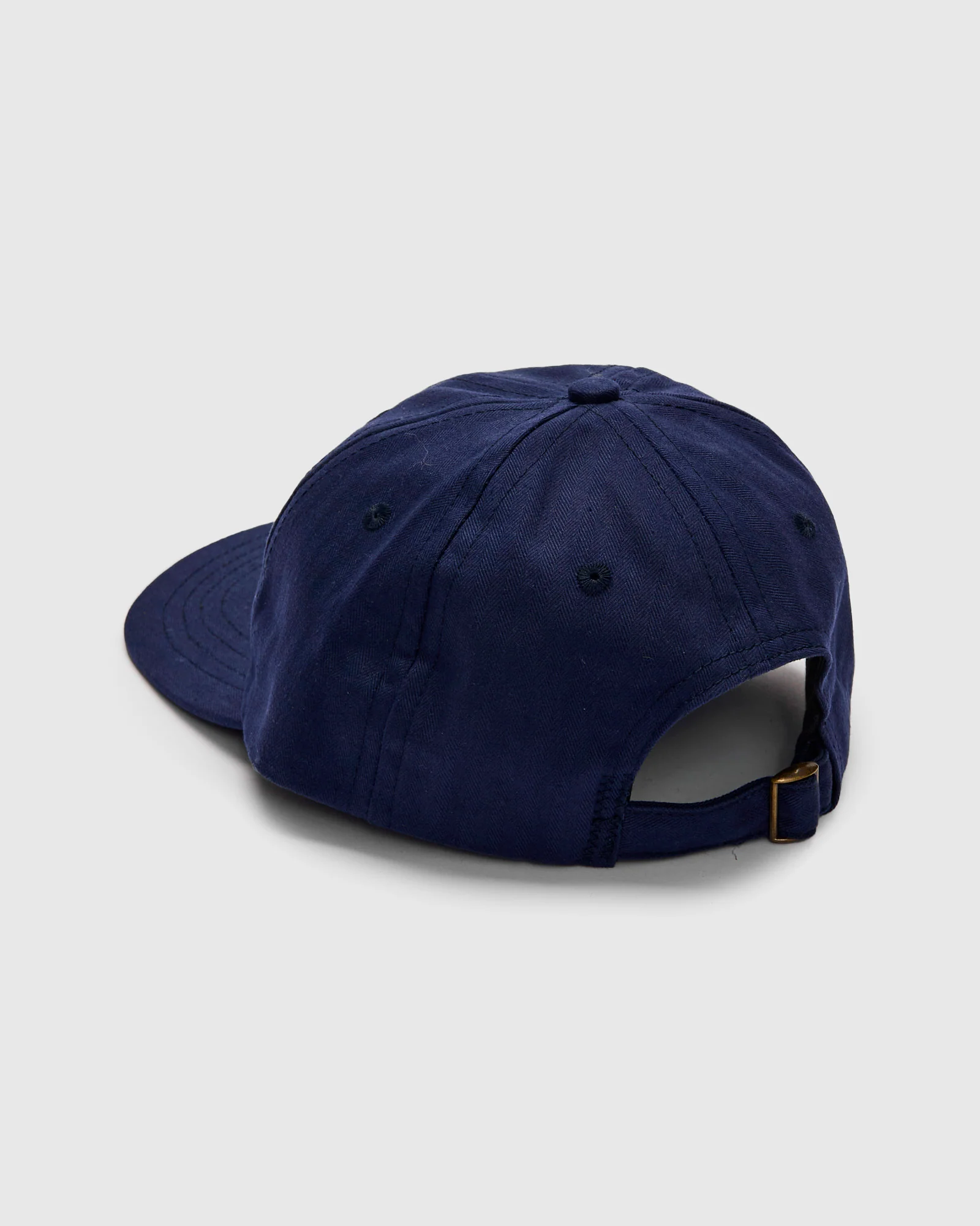 Baseball Hat in Regal Blue Dry Waxed Cotton - Image 2