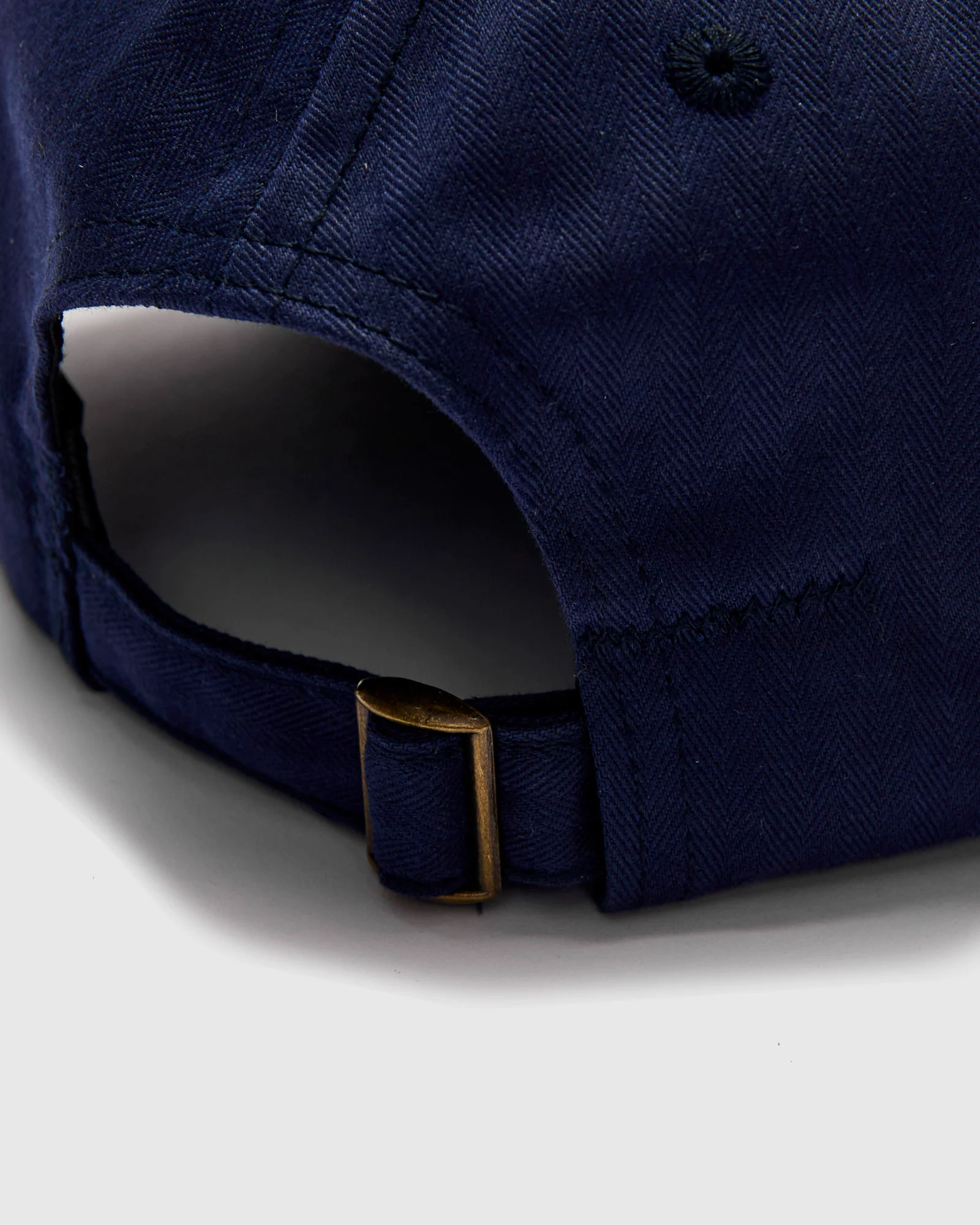 Baseball Hat in Regal Blue Dry Waxed Cotton - Image 5