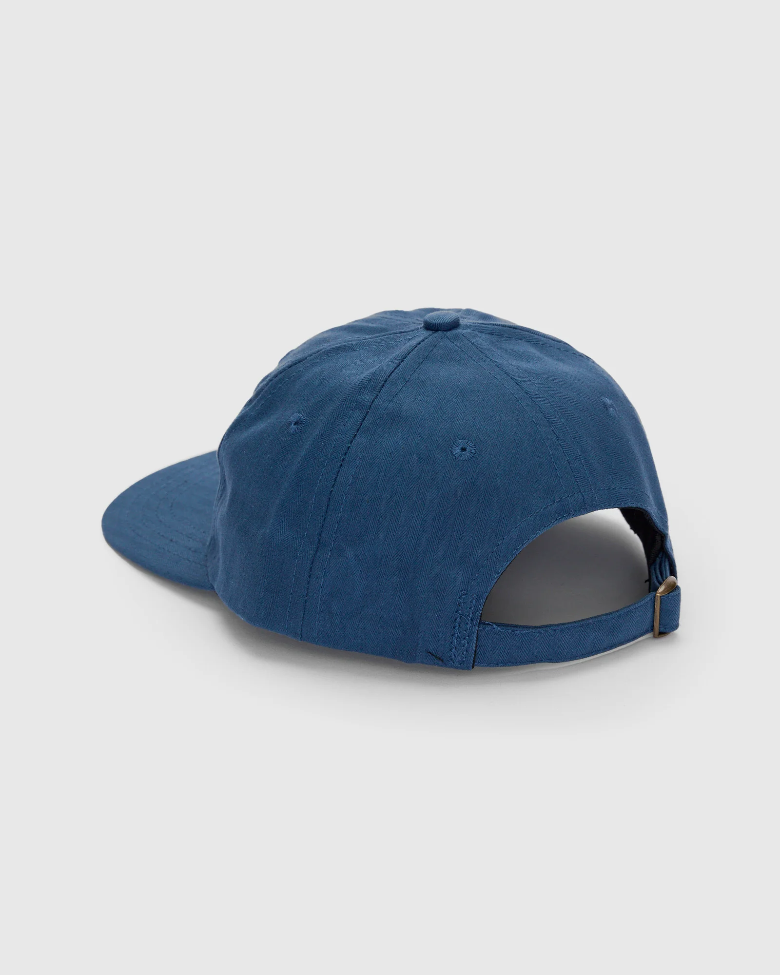 Baseball Hat in Waxed Mock Blue - Image 2