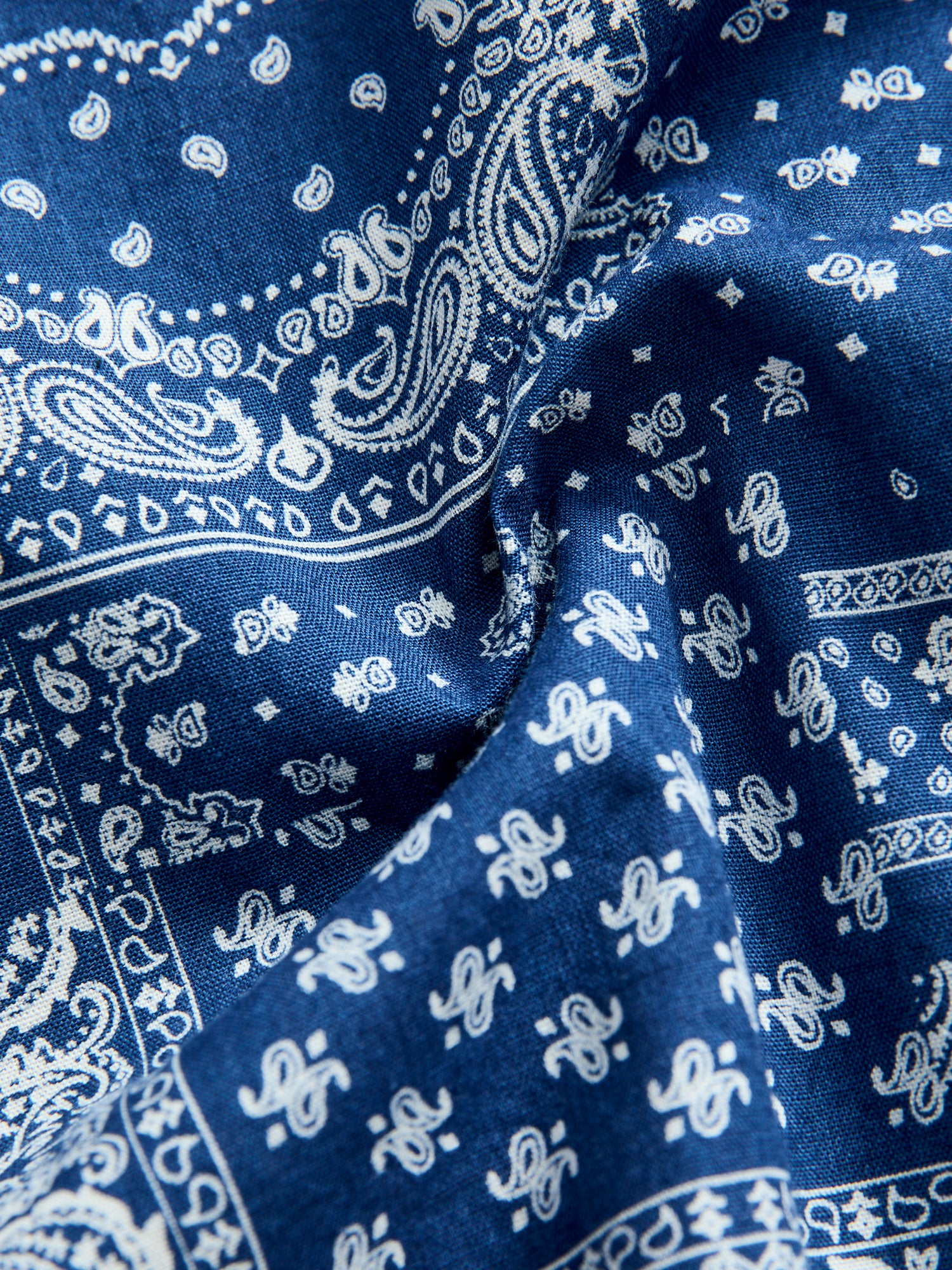 Bassen Hawaiian Shirt in Indigo Bandana - Image 7