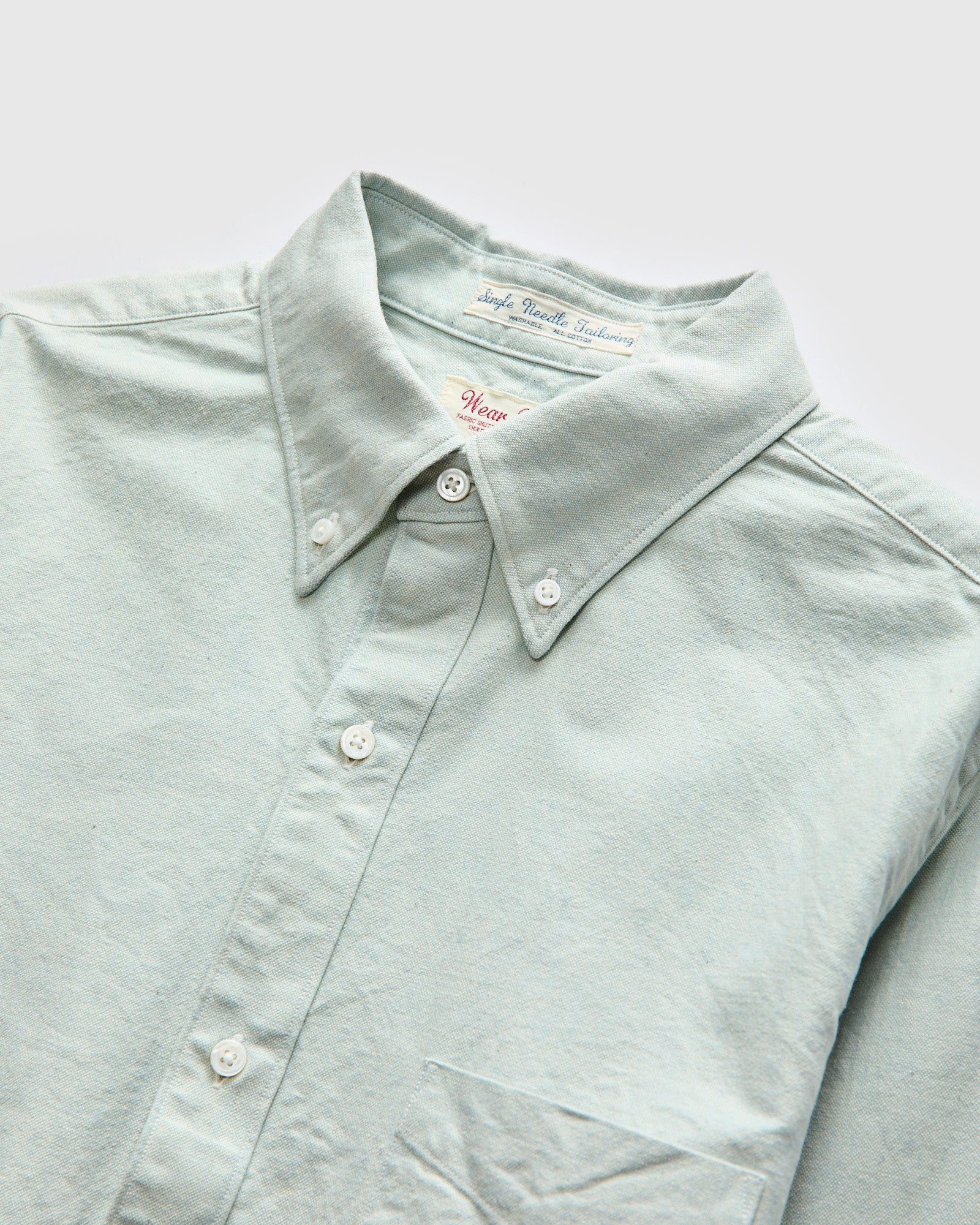 Oxford Button-Down Shirt in Light Indigo - Image 4