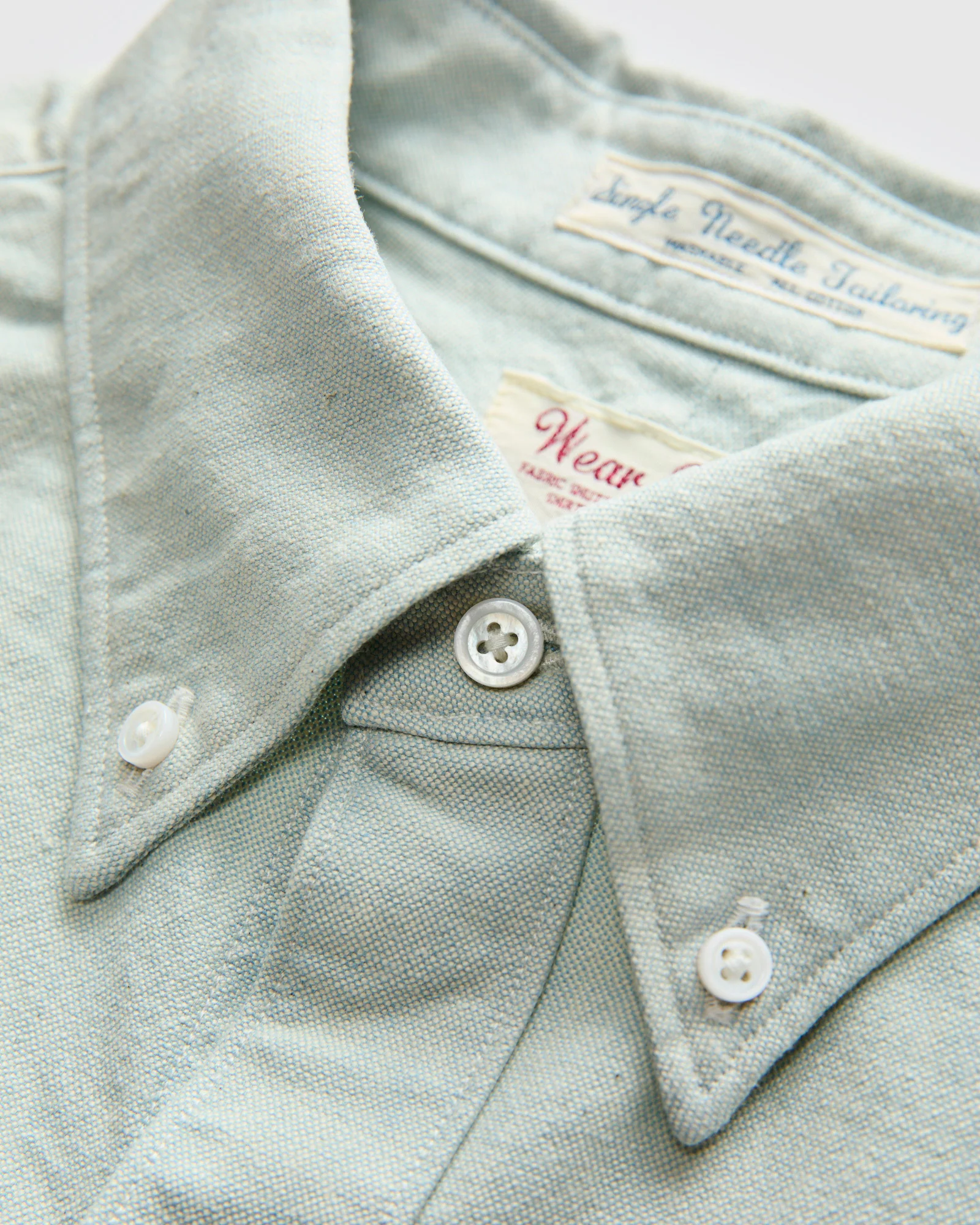 Oxford Button-Down Shirt in Light Indigo - Image 5