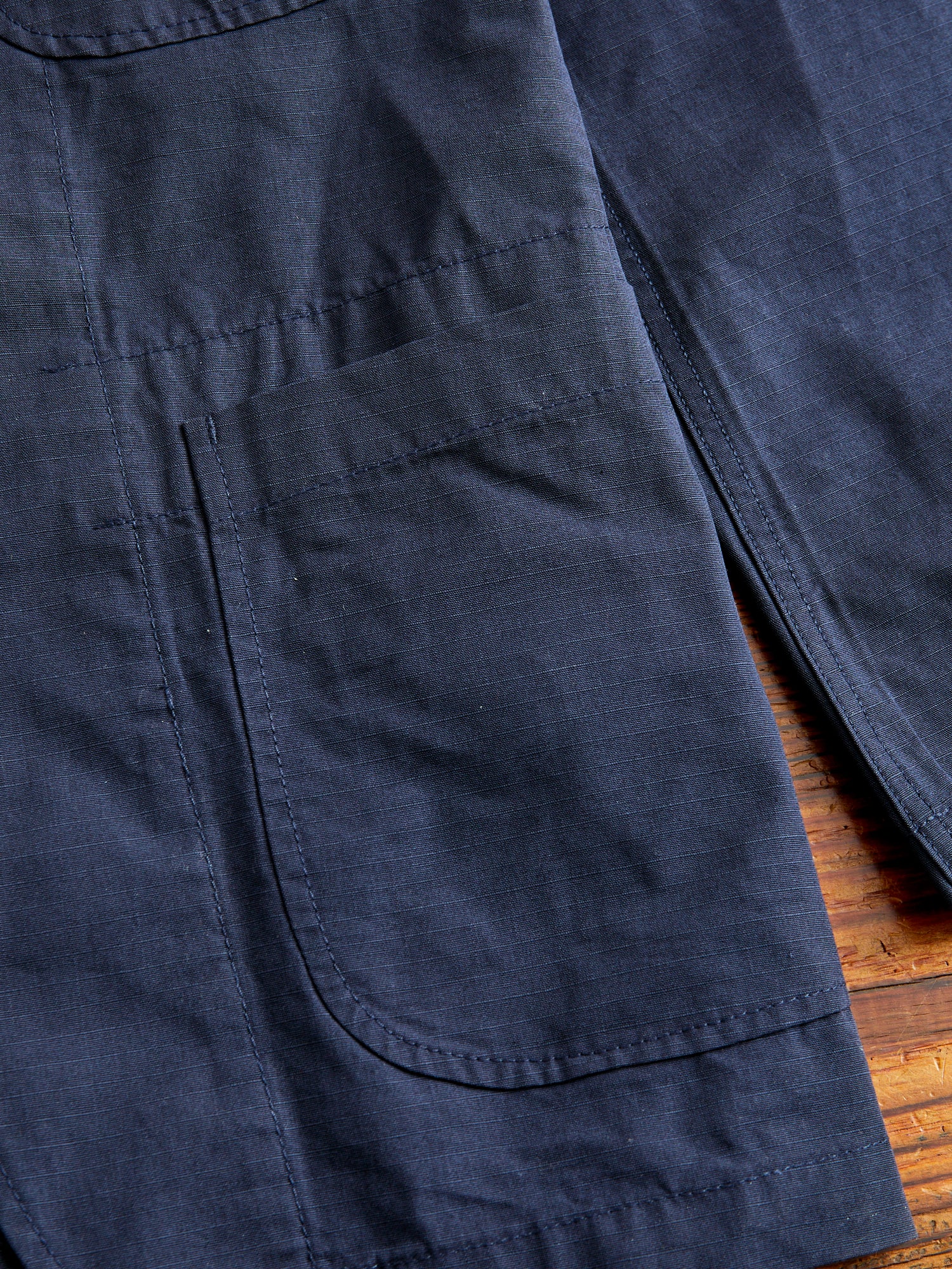 Bedford Jacket in Dark Navy Cotton Ripstop - Image 6