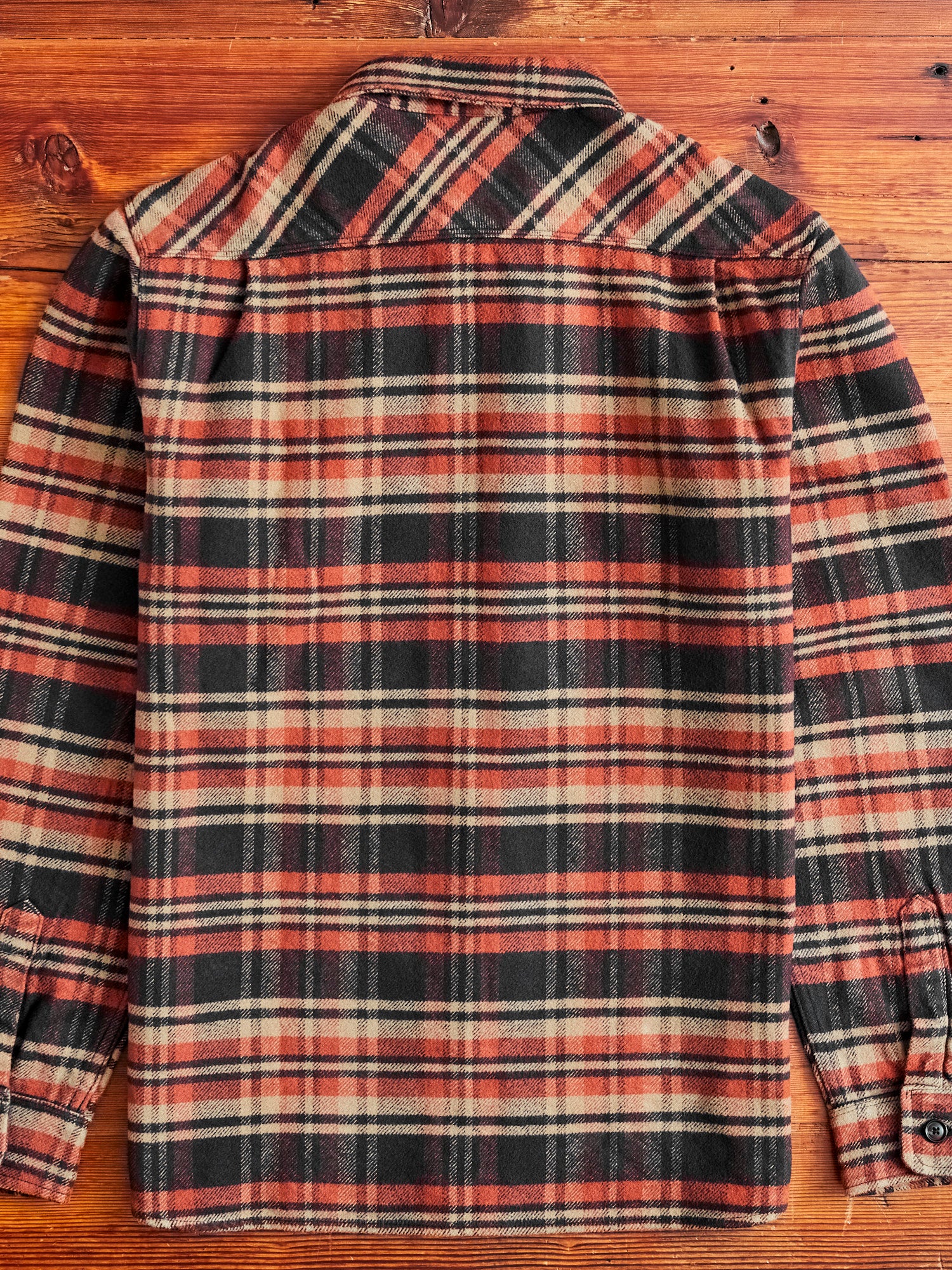 Benson Flannel Work Shirt in Picante - Image 8