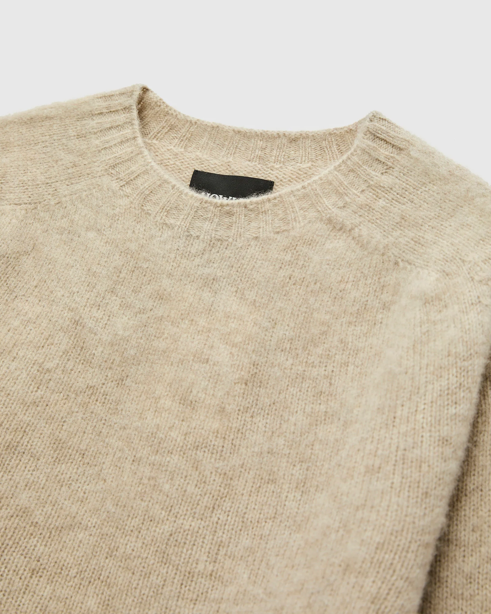 "Birth of the Cool" Wool Sweater in Cosmic Latte - Image 4