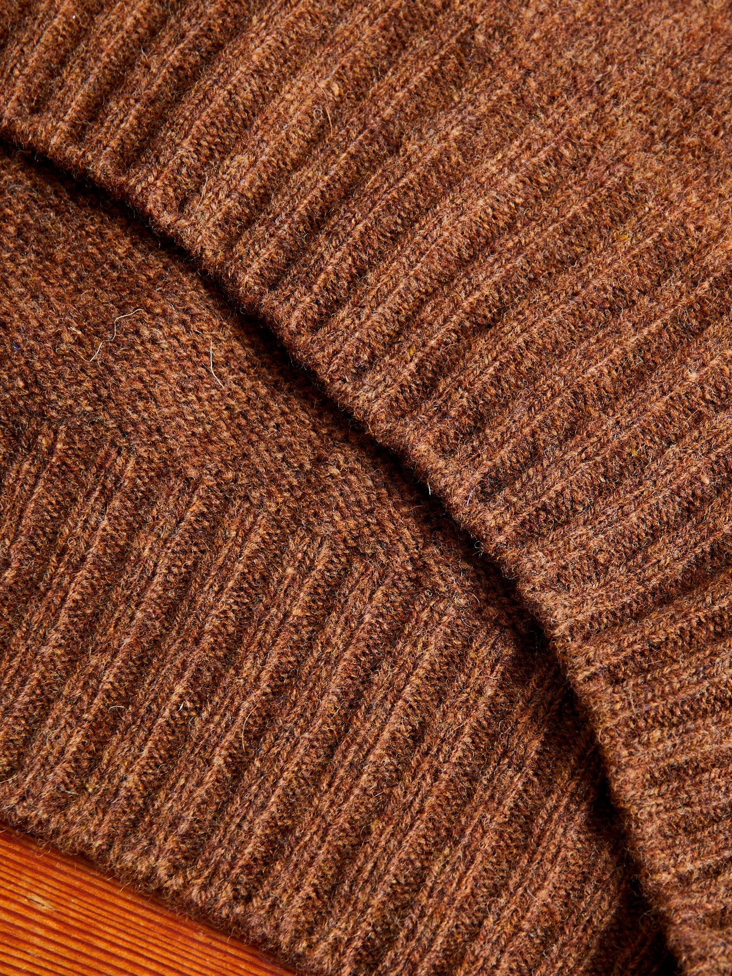 "Birth of the Cool" Wool Sweater in Nuts - Image 5