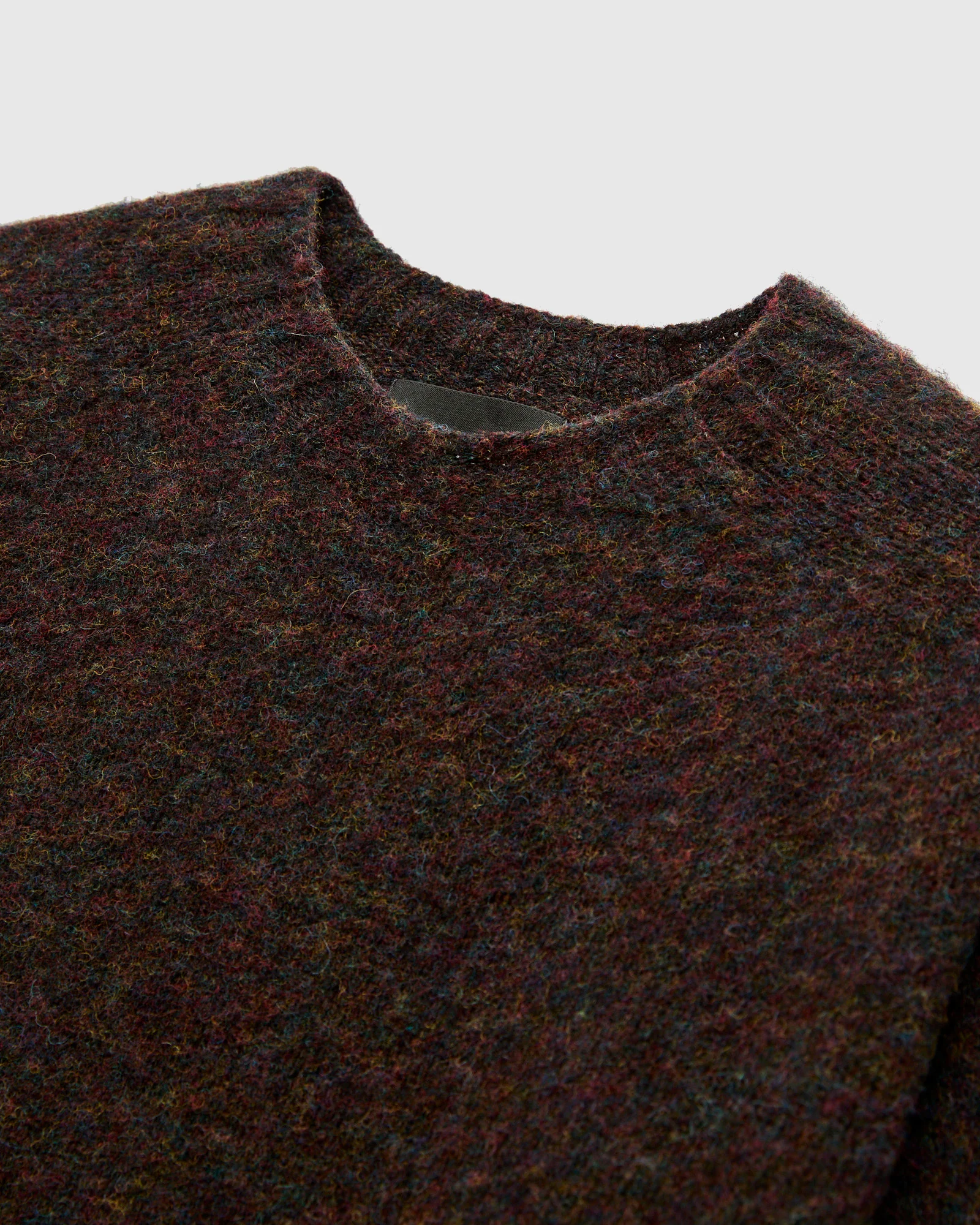 "Birth of the Cool" Wool Sweater in Wolf - Image 4