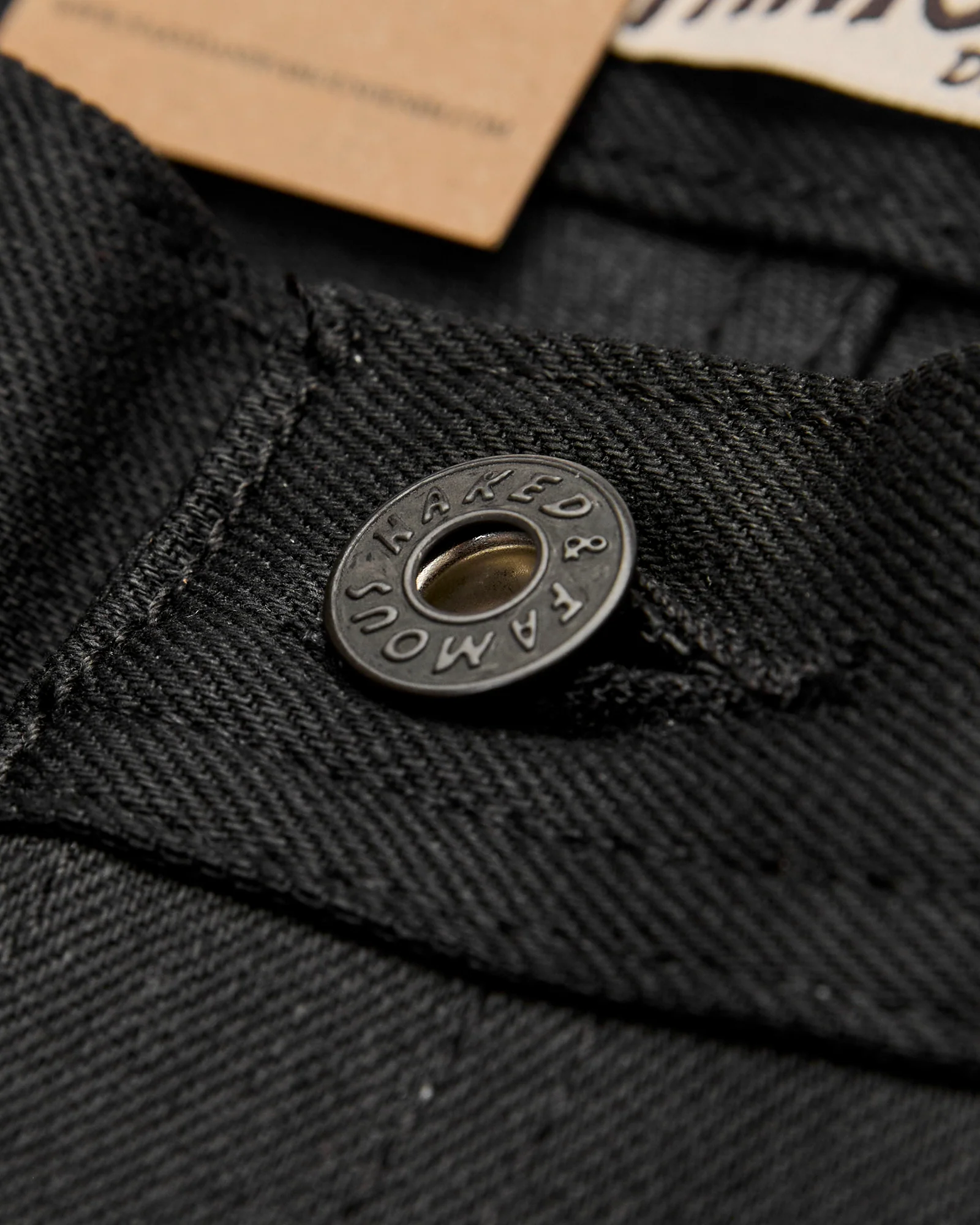 "Black Cobra Stretch" 12oz Selvedge Denim - Weird Guy Fit - Image 6