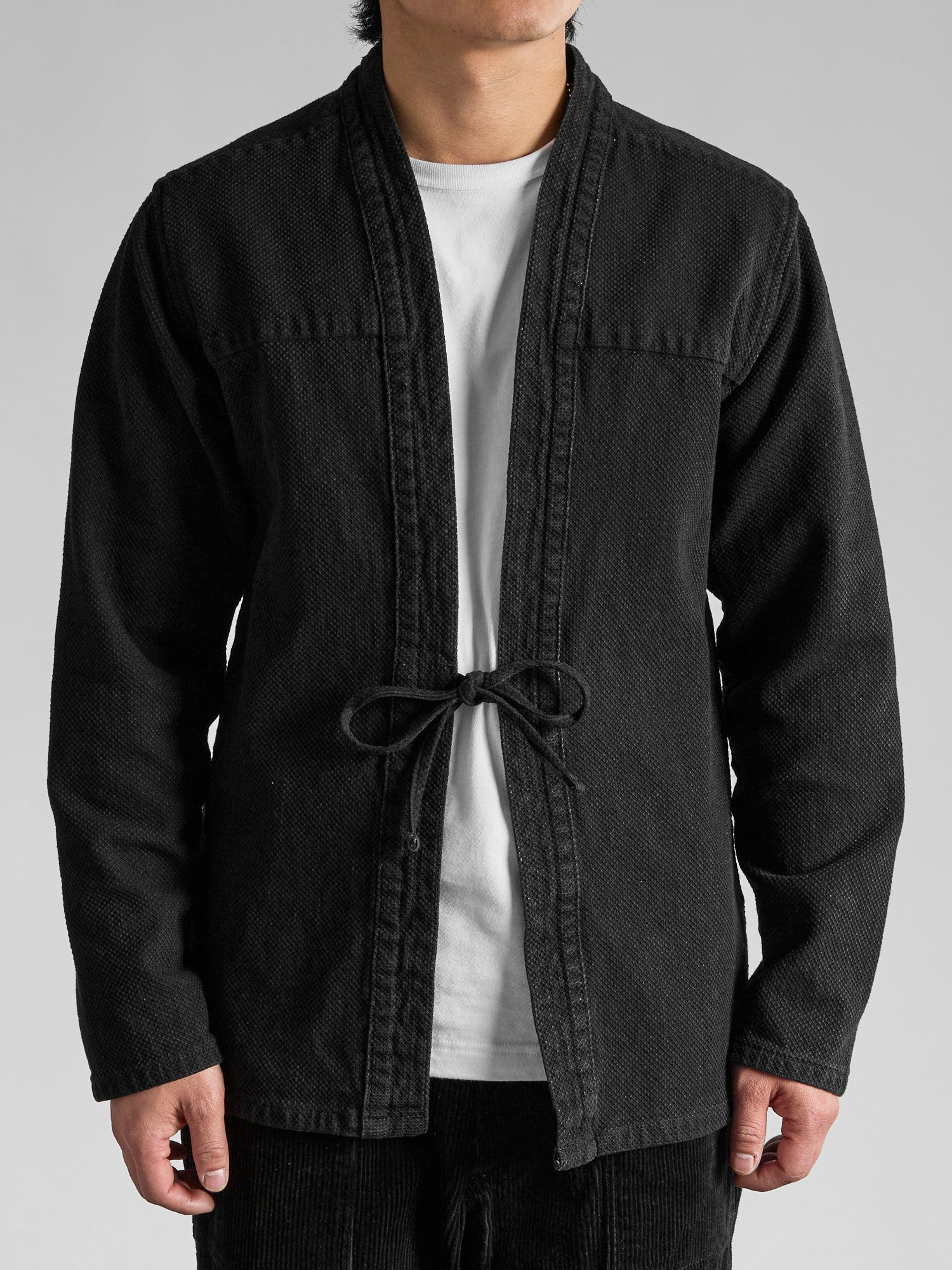 "Black Kikko" Kimono Shirt - Image 2