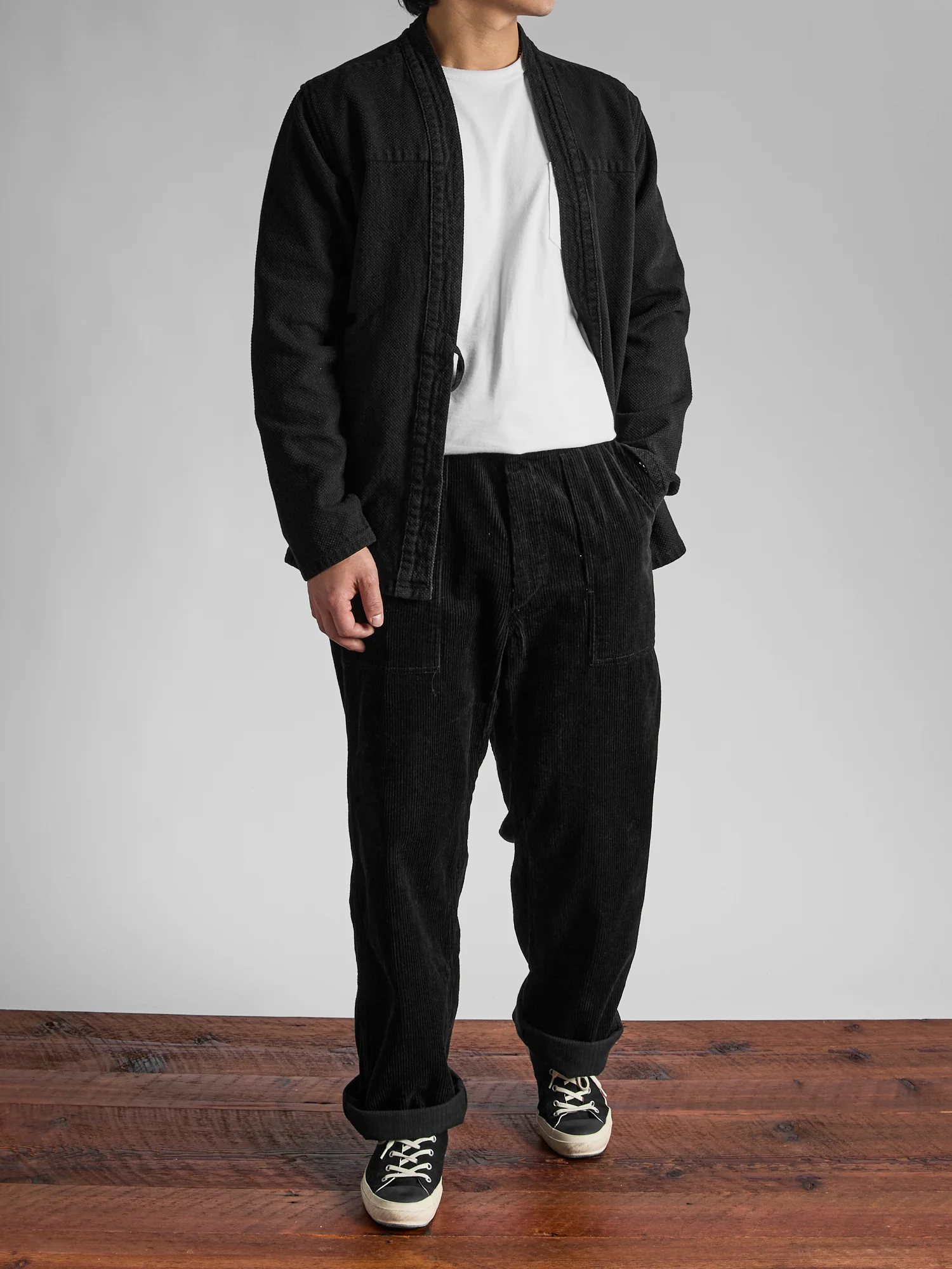 "Black Kikko" Kimono Shirt - Image 9