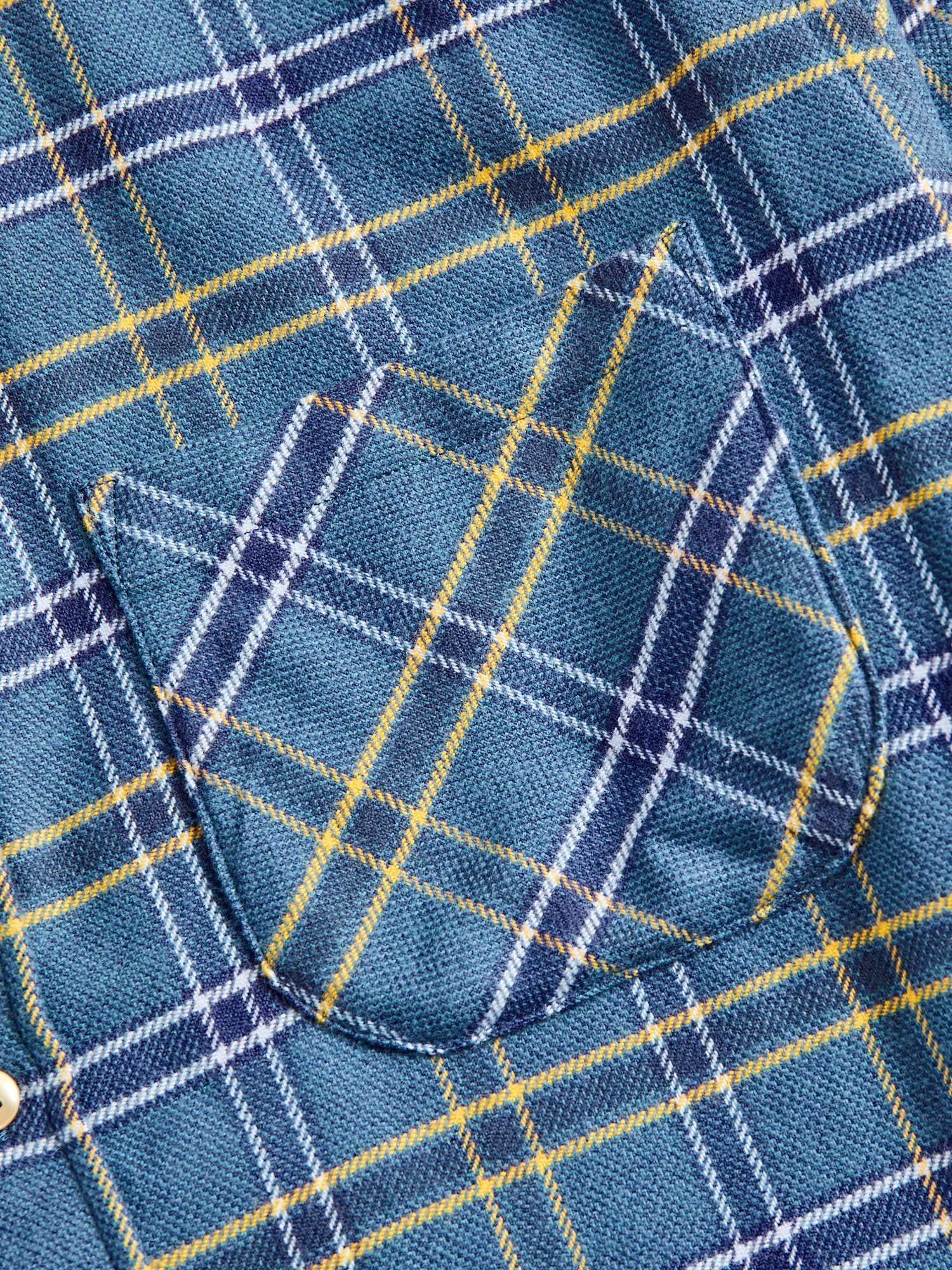 Blue Water Button-Up Shirt in Cerulean - Image 4