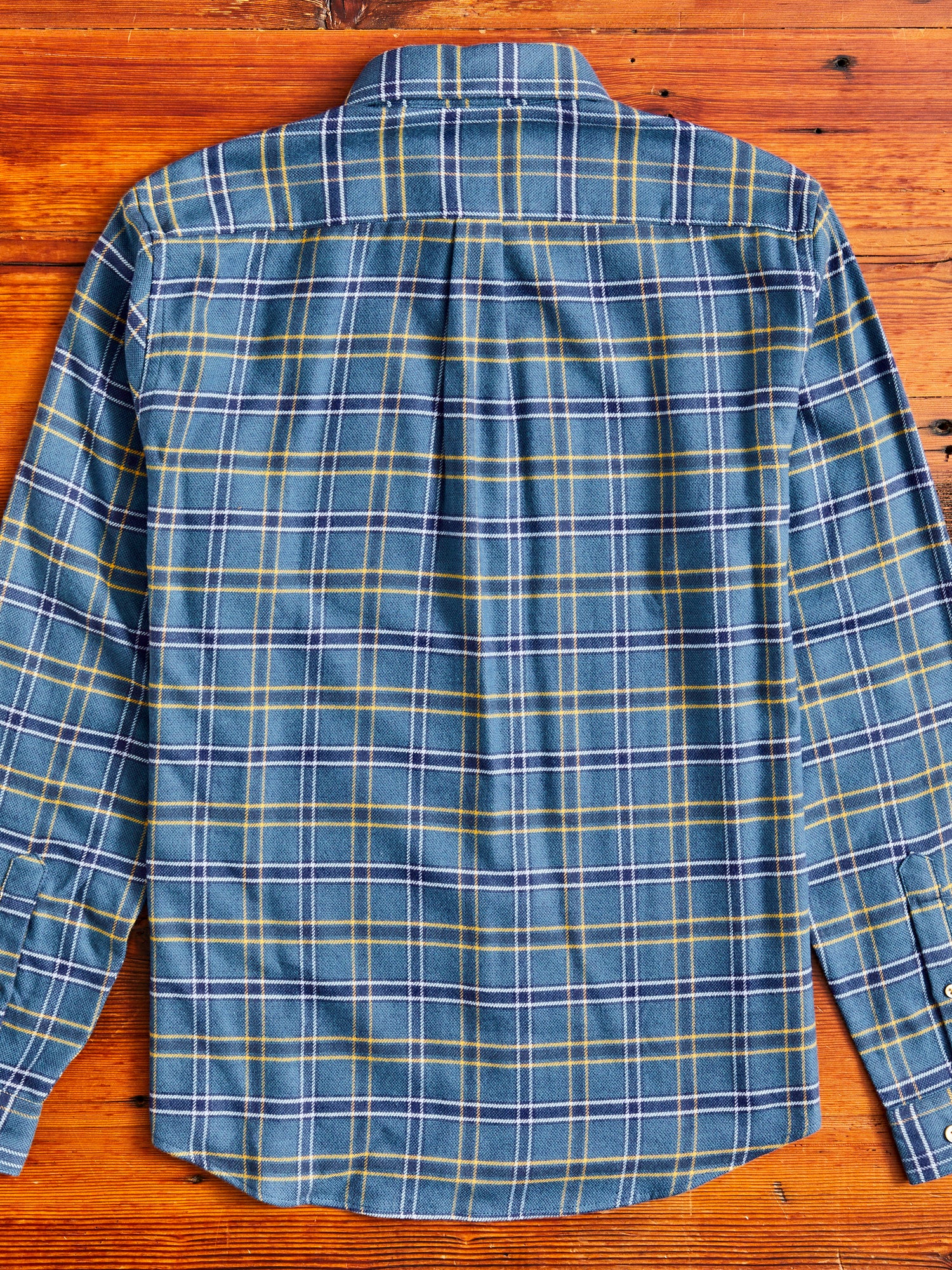 Blue Water Button-Up Shirt in Cerulean - Image 8