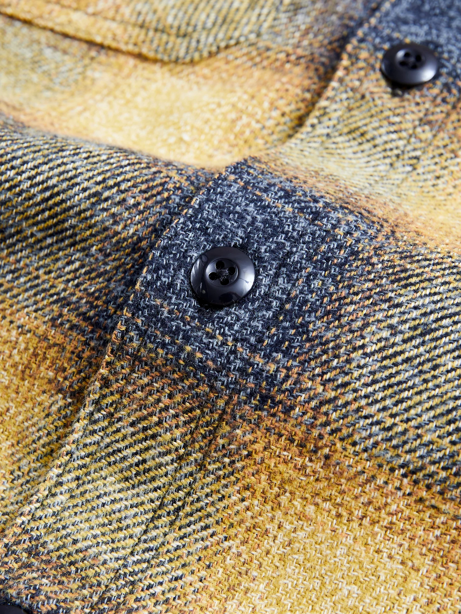 "BM Shirt" in Gold Ombre Plaid - Image 5