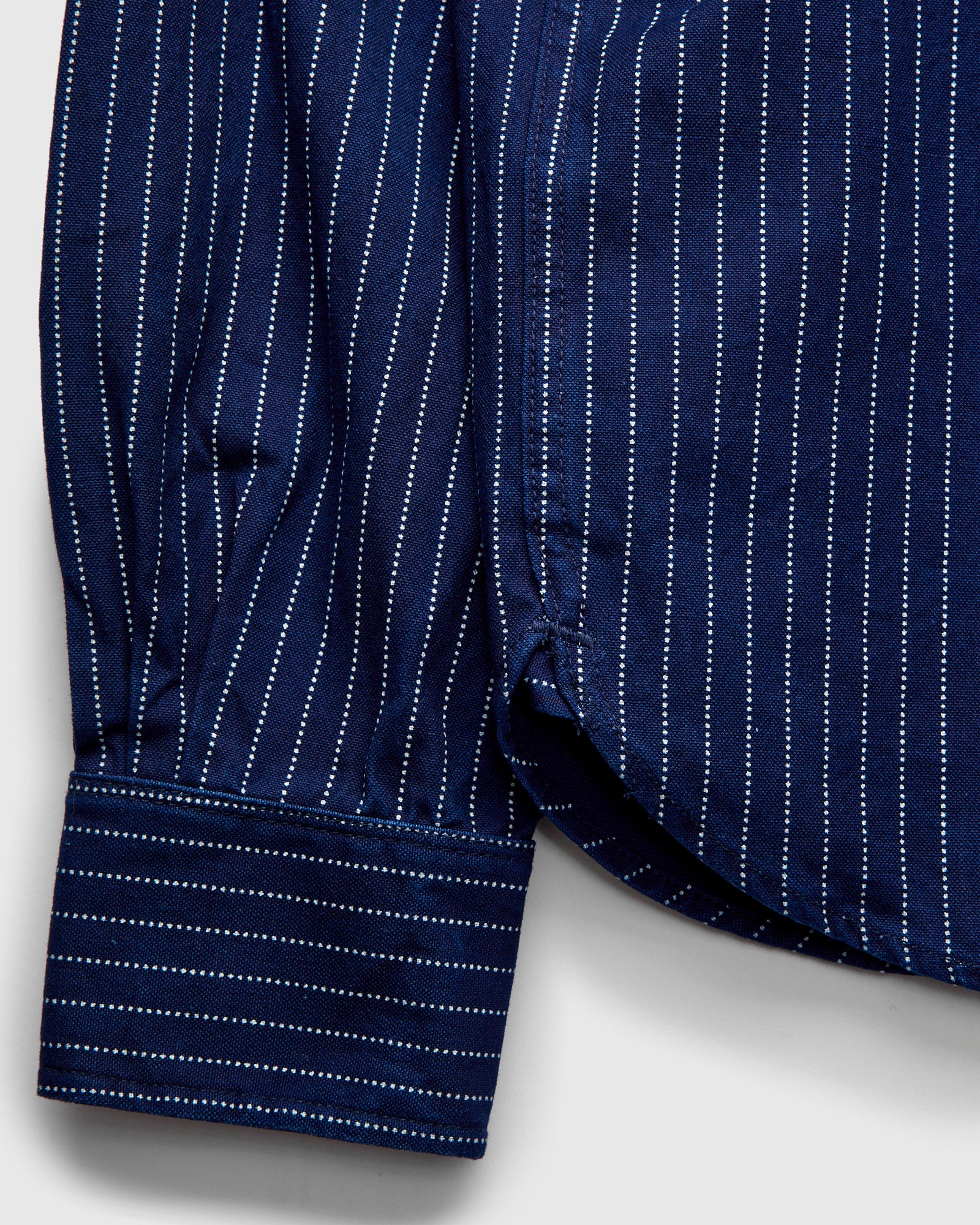 Bodie Shirt in Indigo Wabash - Image 5