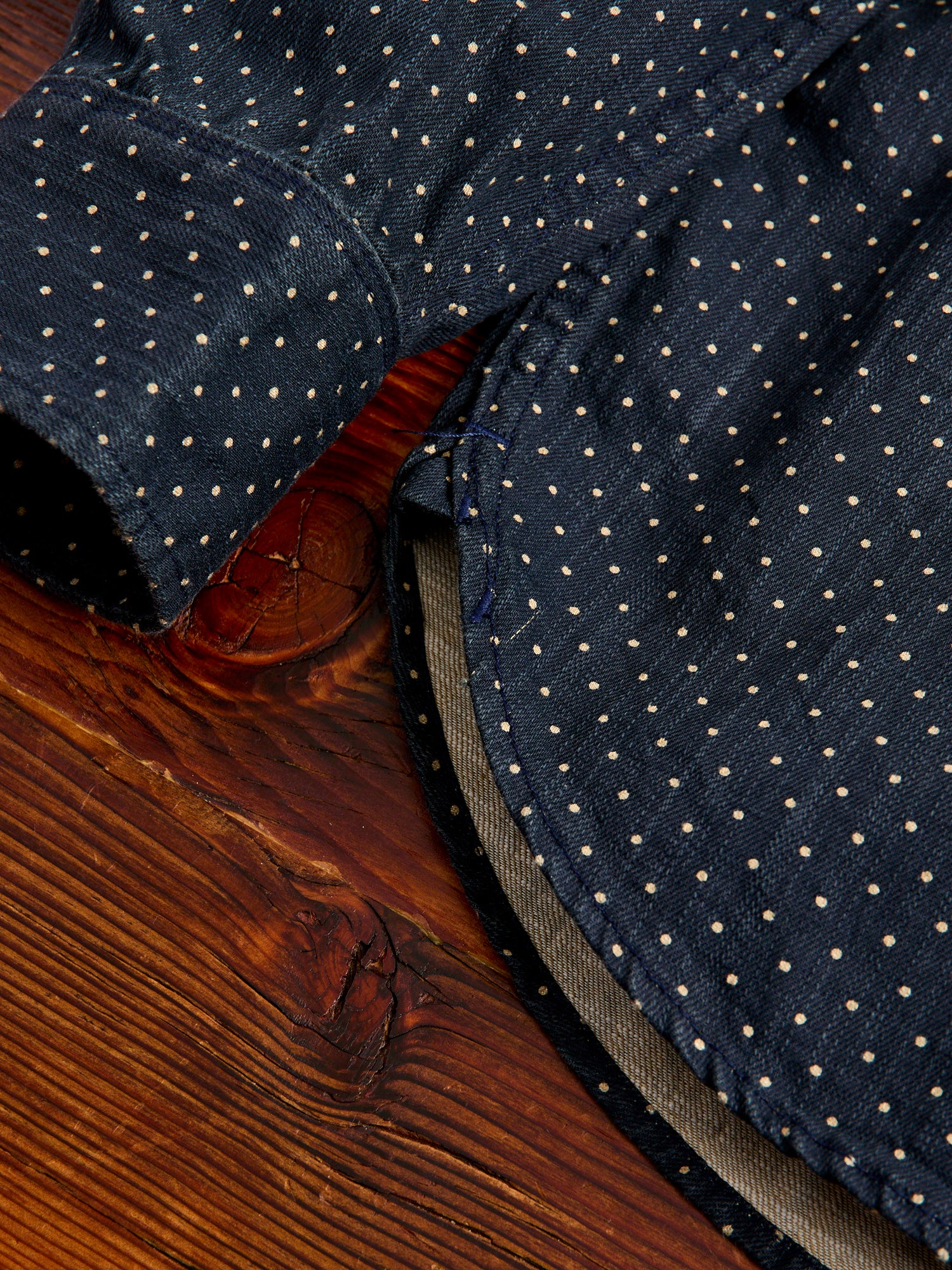 Bodie Shirt in Polkadot Denim - Image 6