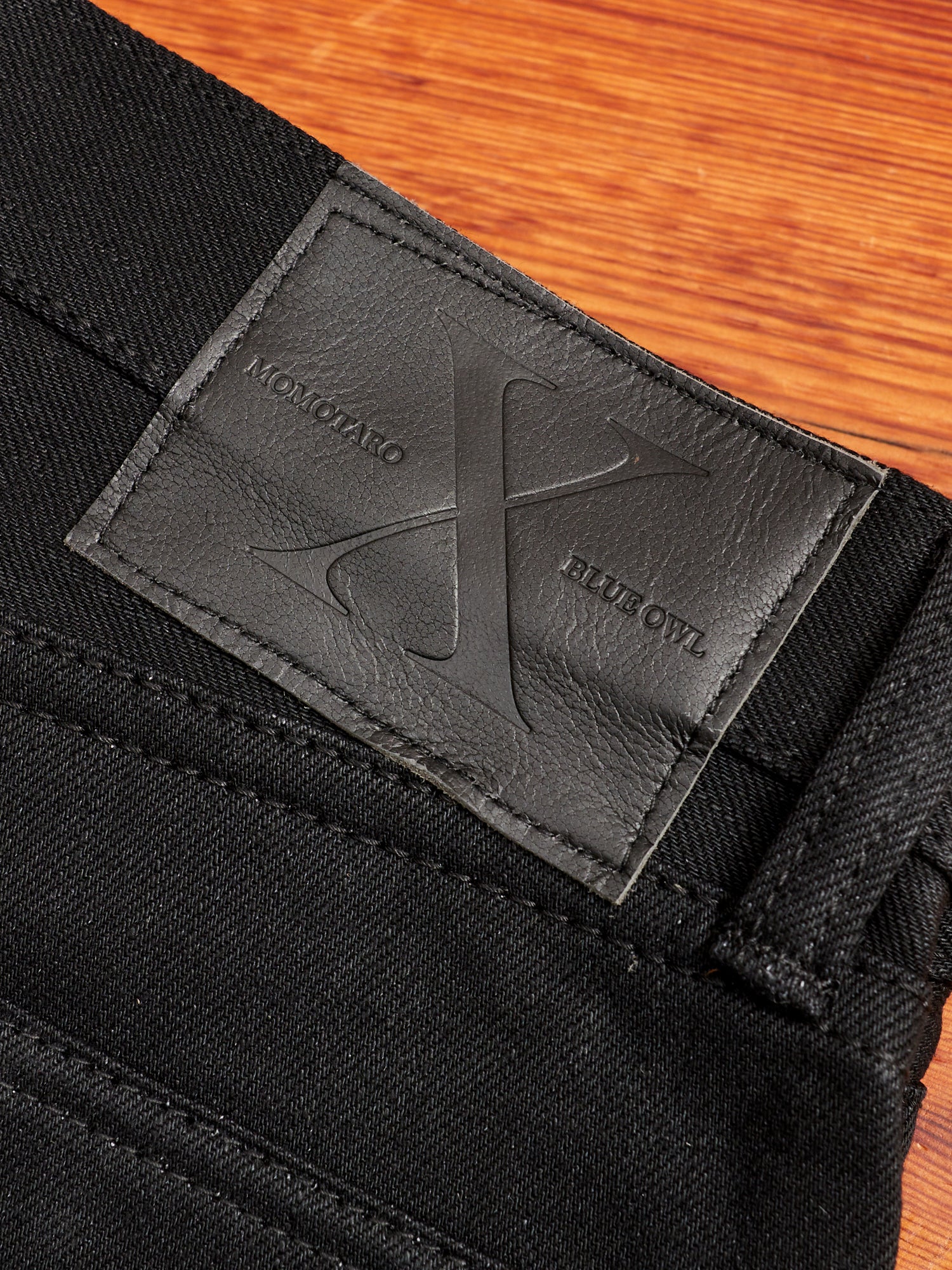 BOM00X "Momotaro x Blue Owl" 15.7oz Selvedge Denim - High Tapered Fit - Image 3