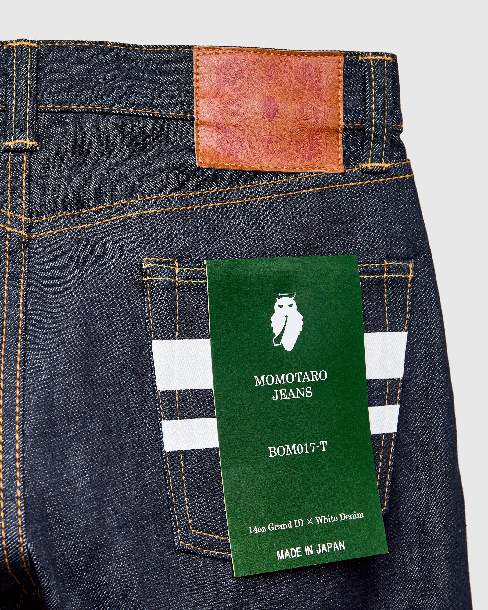 BOM017-T "Grand Indigo" 14oz Selvedge Denim - Tight Tapered Fit - Image 8