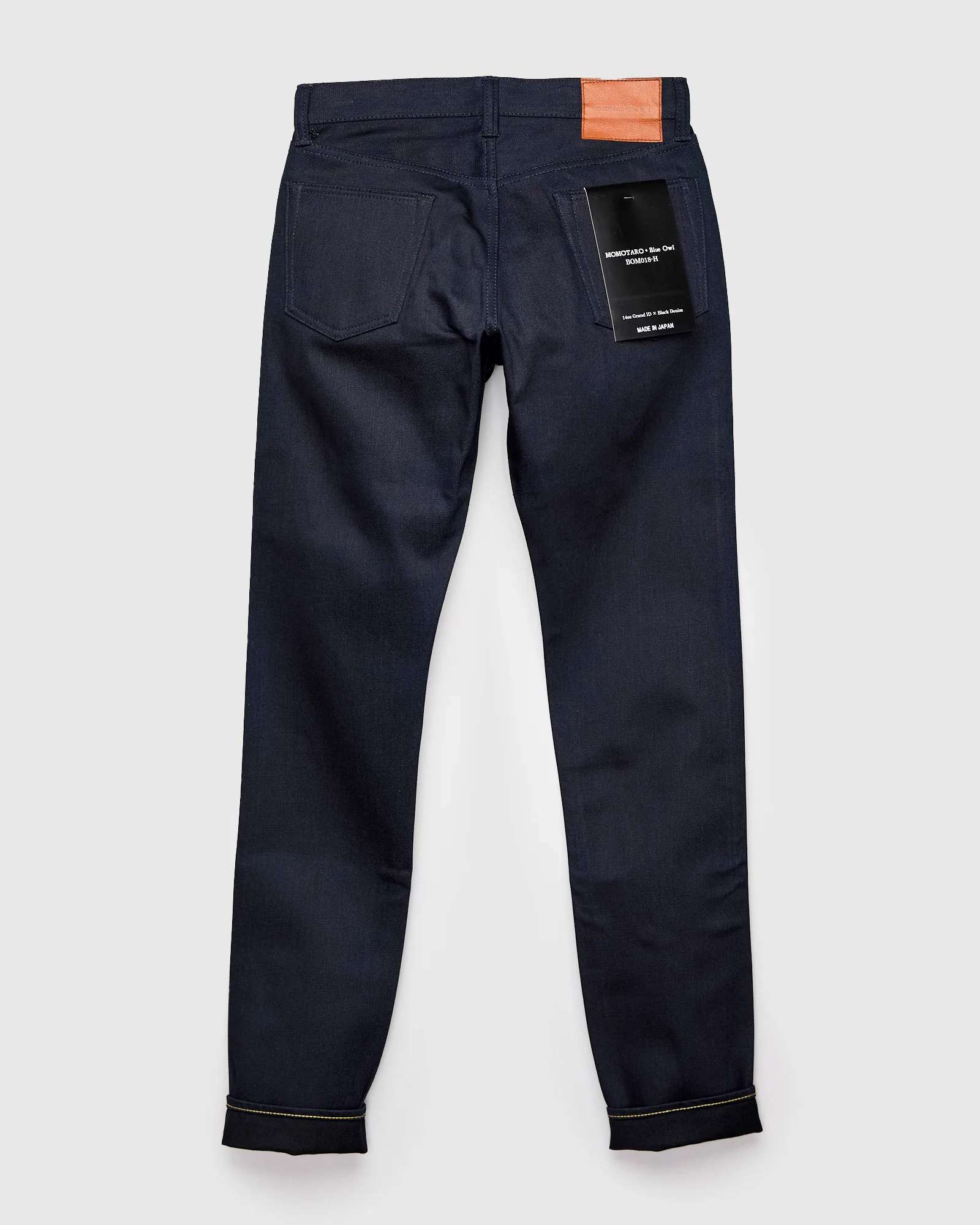 BOM018-H "Grand Indigo – Midnight Edition" 14oz Selvedge Denim - High Tapered Fit - Image 3