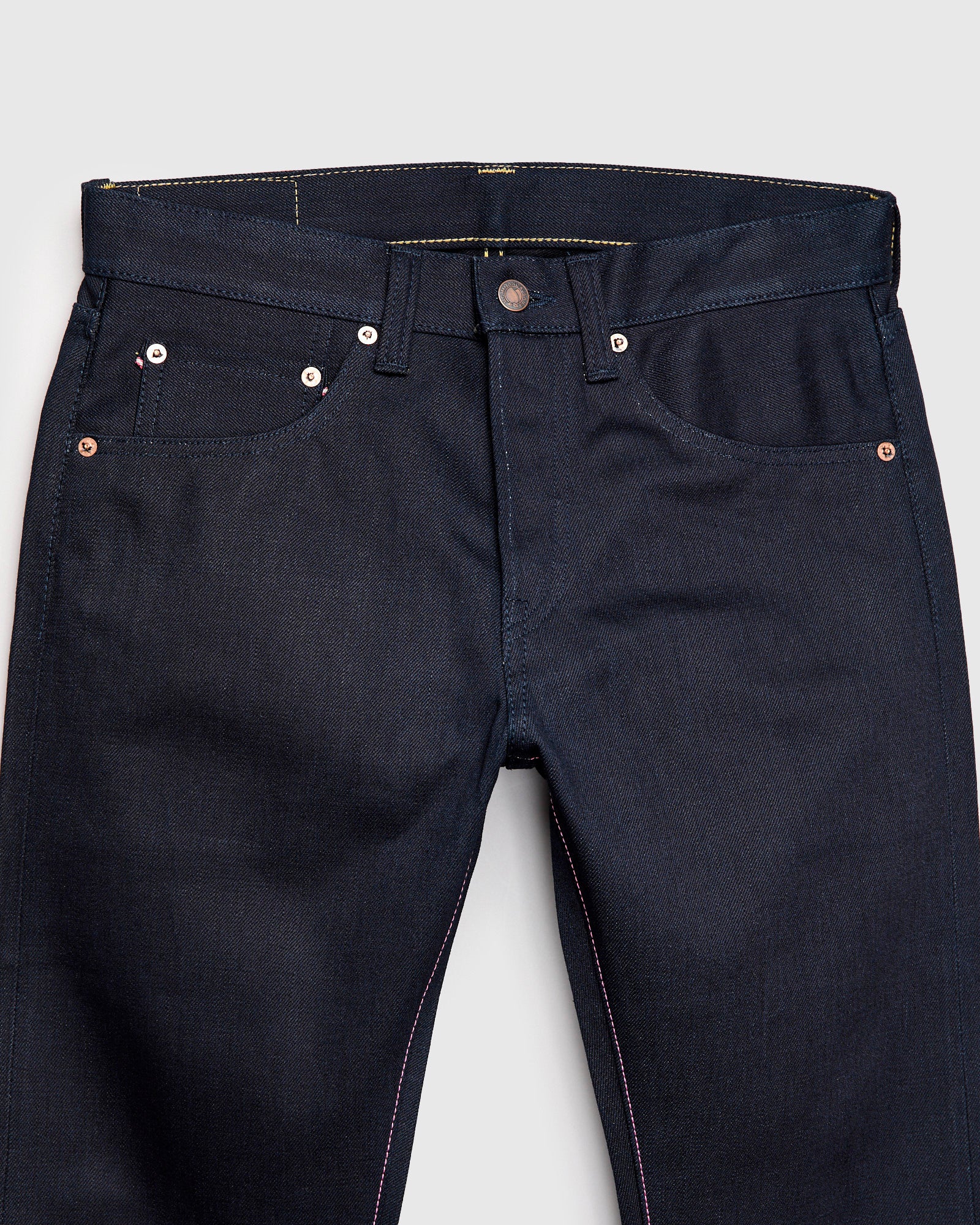 BOM018-T "Grand Indigo – Midnight Edition" 14oz Selvedge Denim - Tight Tapered Fit - Image 6